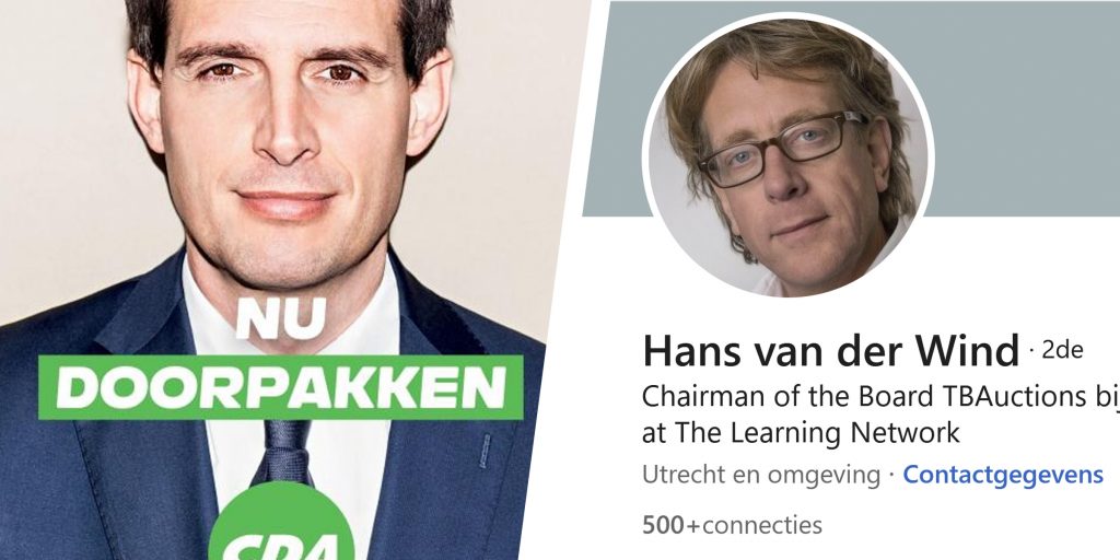 Hans van der Wind doneerde ruim 1 miljoen euro aan de CDA-campagne.