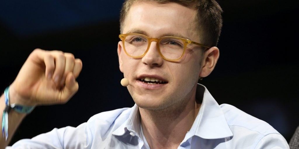 Harry Stebbings, oprichter van de podcast 'The Twenty Minute VC'.
