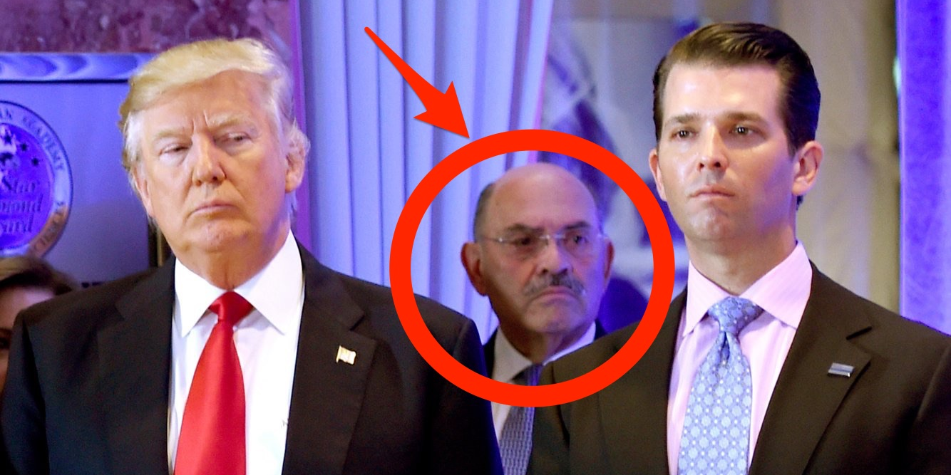 Donald Trump CFO trump Org Allen Weisselberg Donald Trump Jr. at Trump Tower