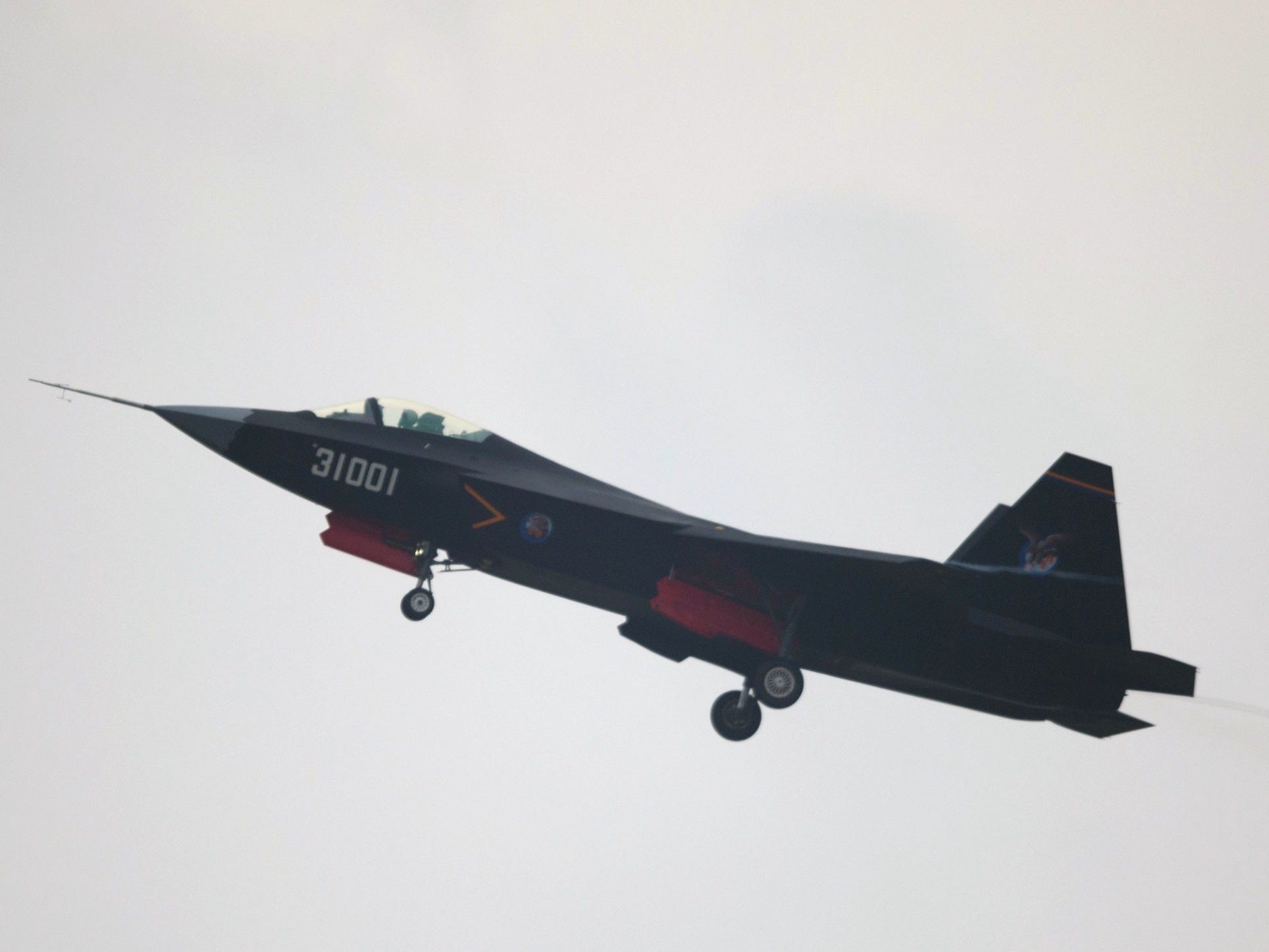 China Shenyang J-31 fighter jet