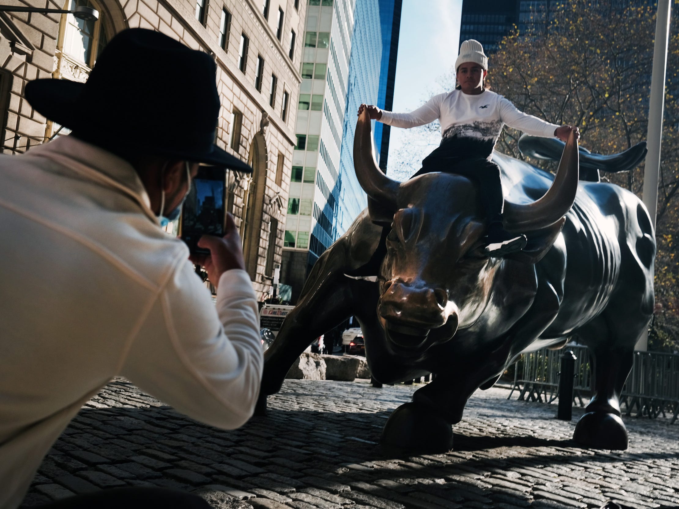 Wall Street NYSE Bull