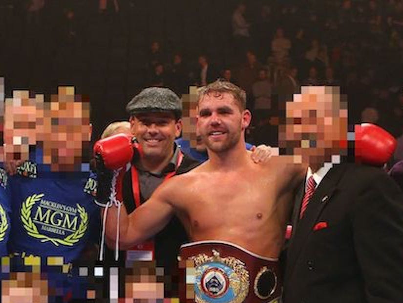 Daniel Kinahan, Billy Joe Saunders, and Matthew Macklin
