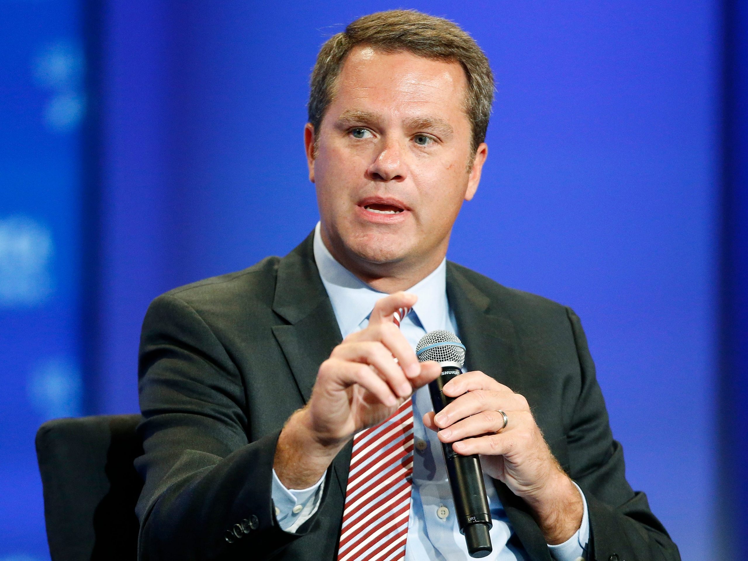 Wal-Mart CEO Doug McMillon addresses a business leader panel discussion as part of the U.S.-Africa Business Forum in Washington