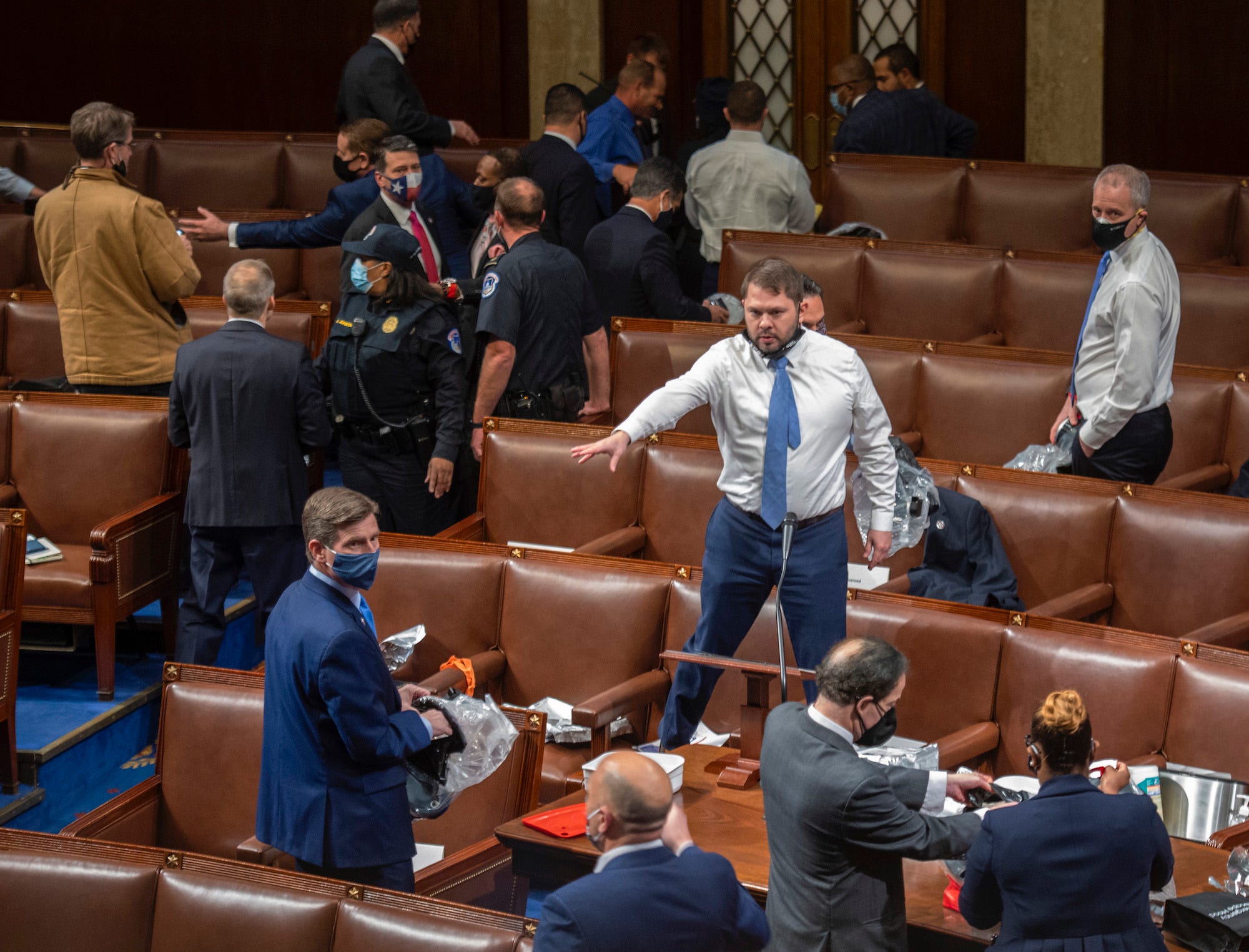 Ruben Gallego Capitol Hill building siege attack riot