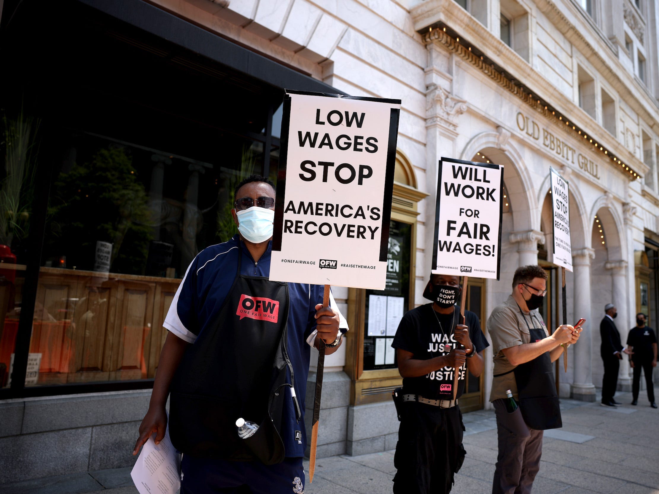 Fair Wage Demonstration Hiring Washington DC