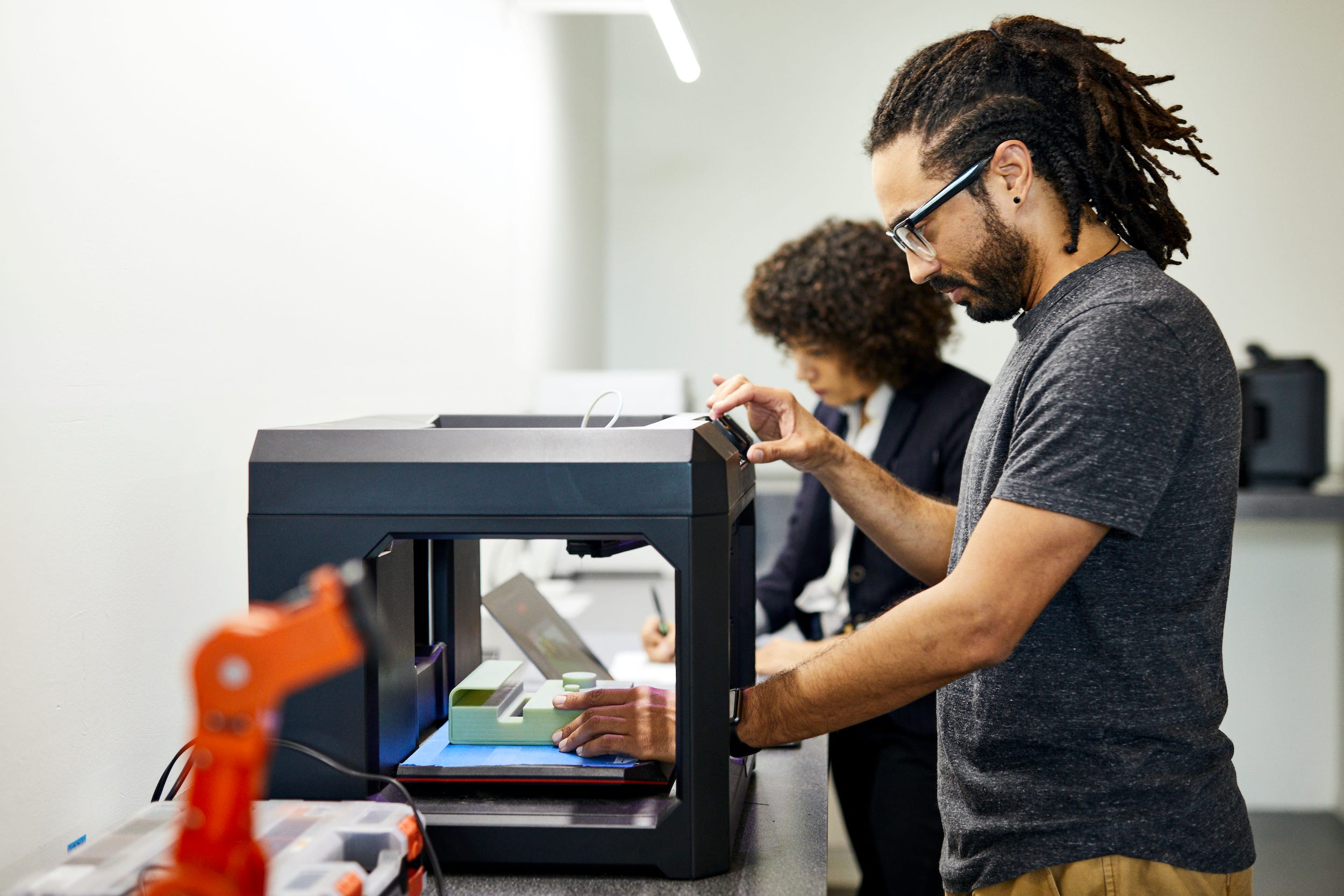 3D printer on office desk