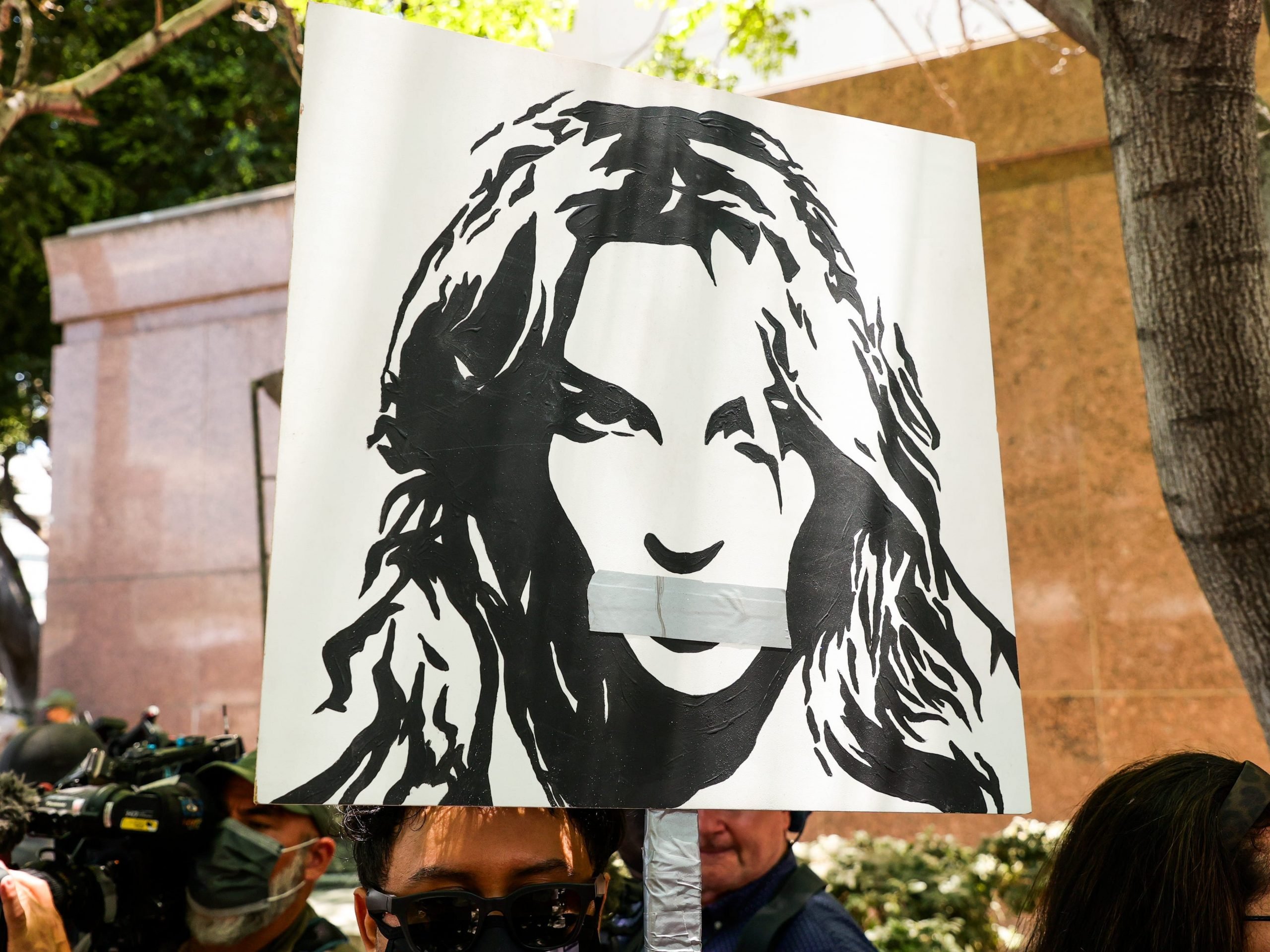 Free Britney Protest Sign