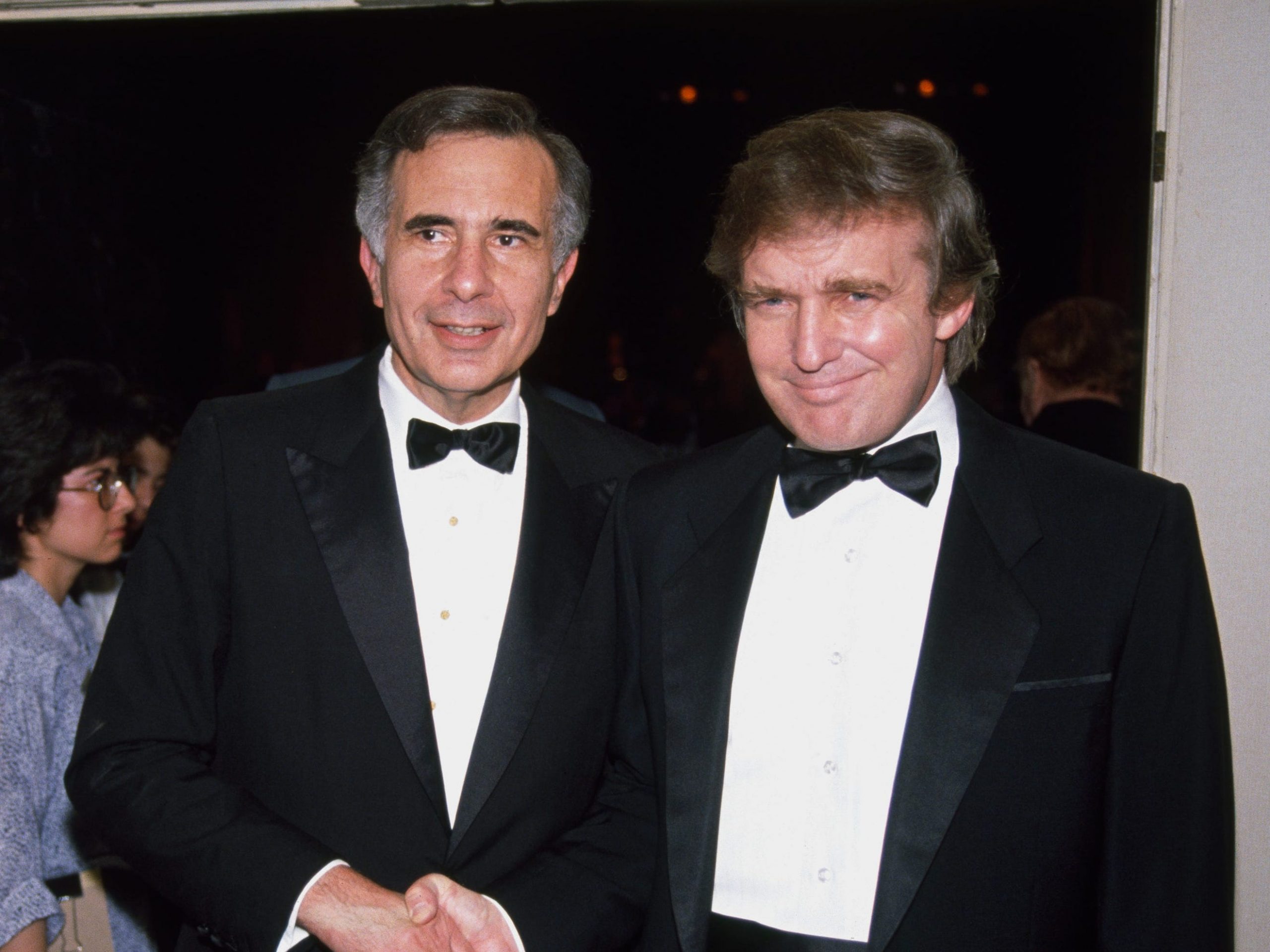 Carl Icahn and Donald Trump in 1990