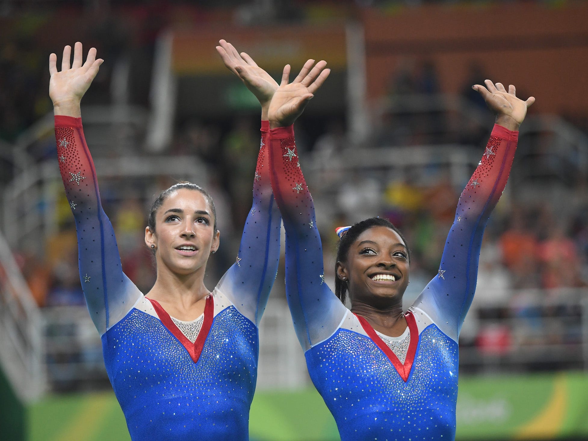 Aly Raisman and Simone Biles