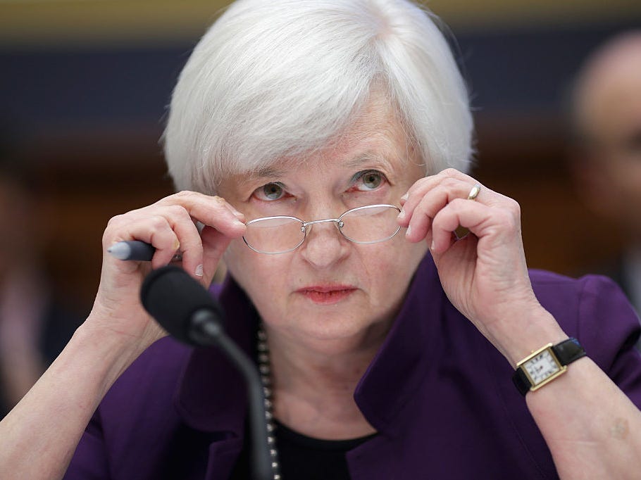 Janet Yellen testifies before the House Finance Committee