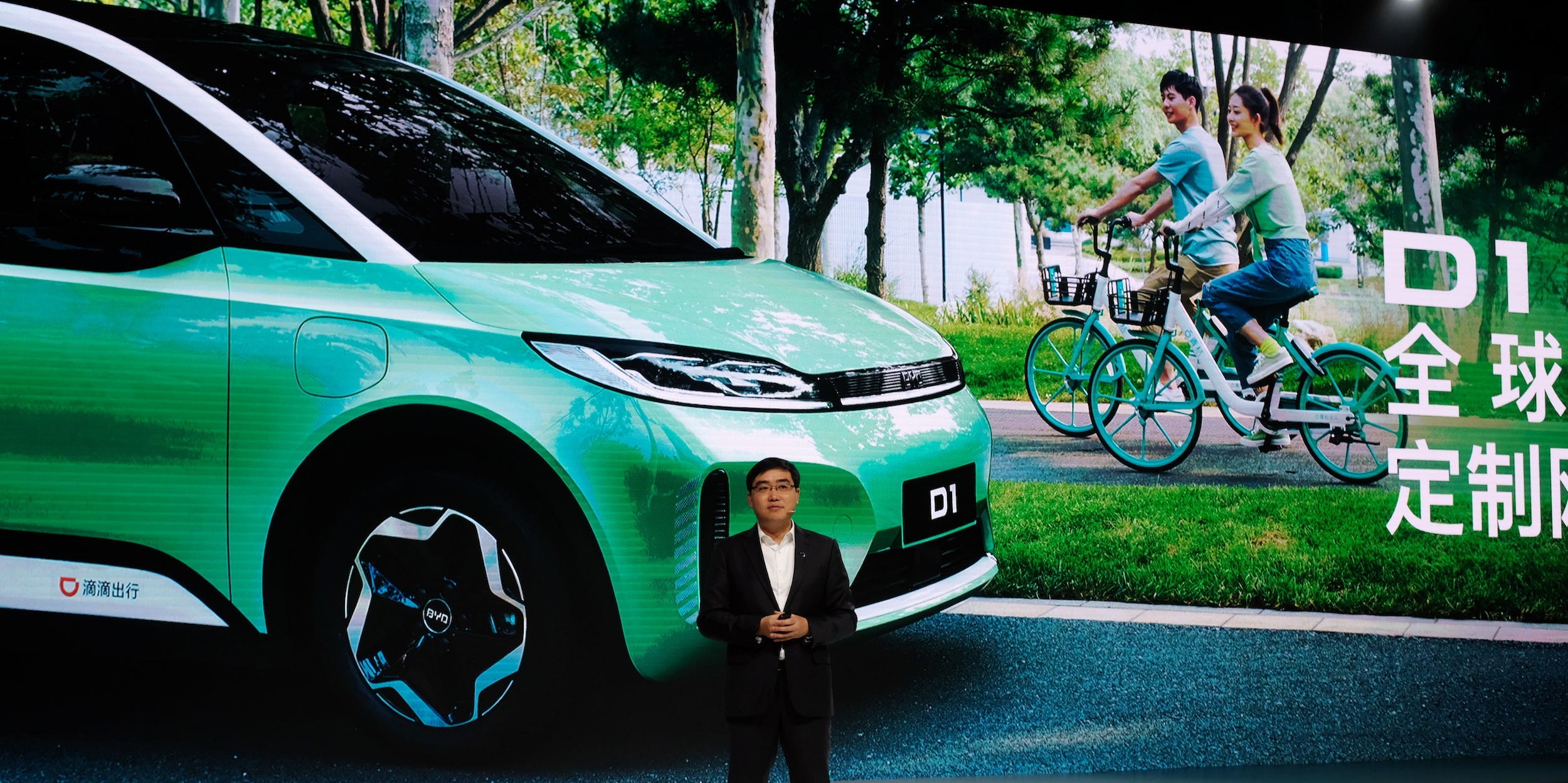 Didi Chuxing's CEO Will Cheng at the D1 launch event in Beijing on November 16, 2020.