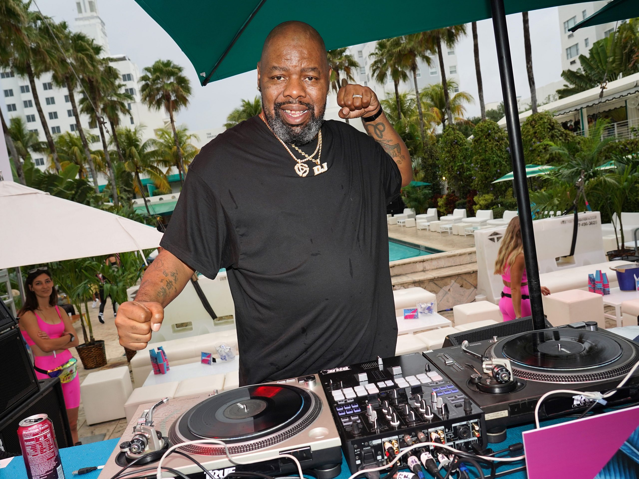 Rapper Biz Markie performs onstage during BACARDI's Big Game Party at Surfcomber Hotel on Miami Beach, Florida, February 01, 2020.