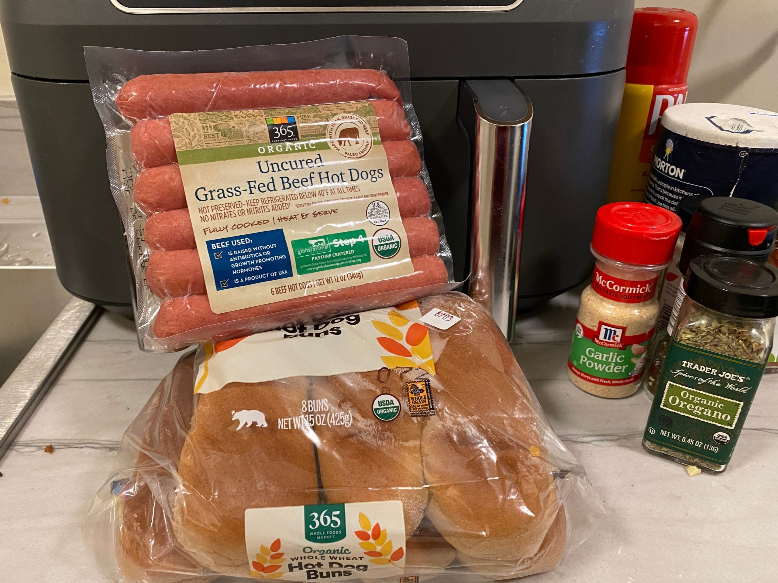 Hot dog air fryer recipe