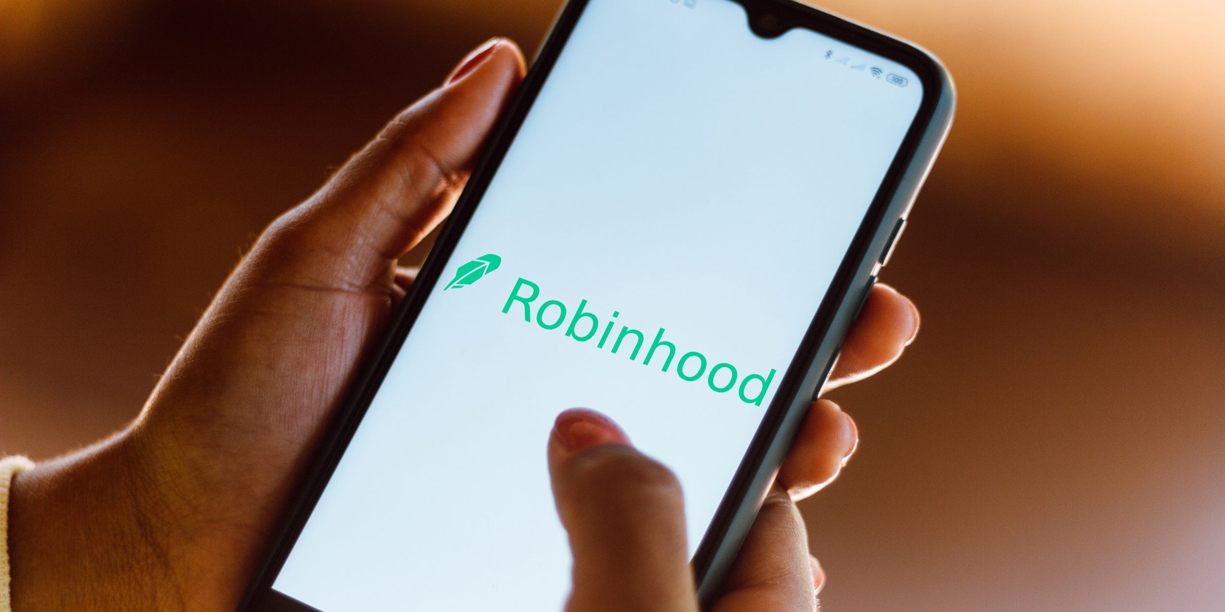 Robinhood app on phone