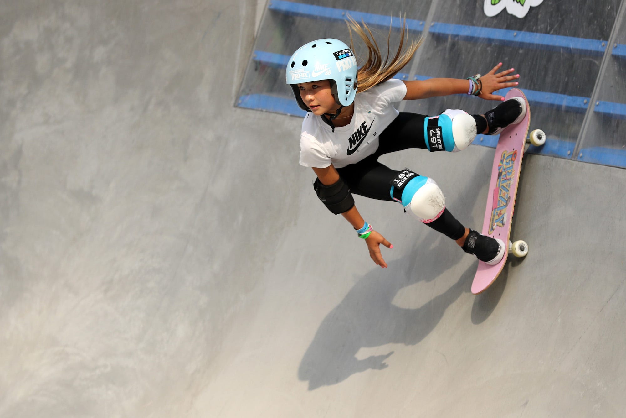 Sky Brown competing at the 2019 X Games