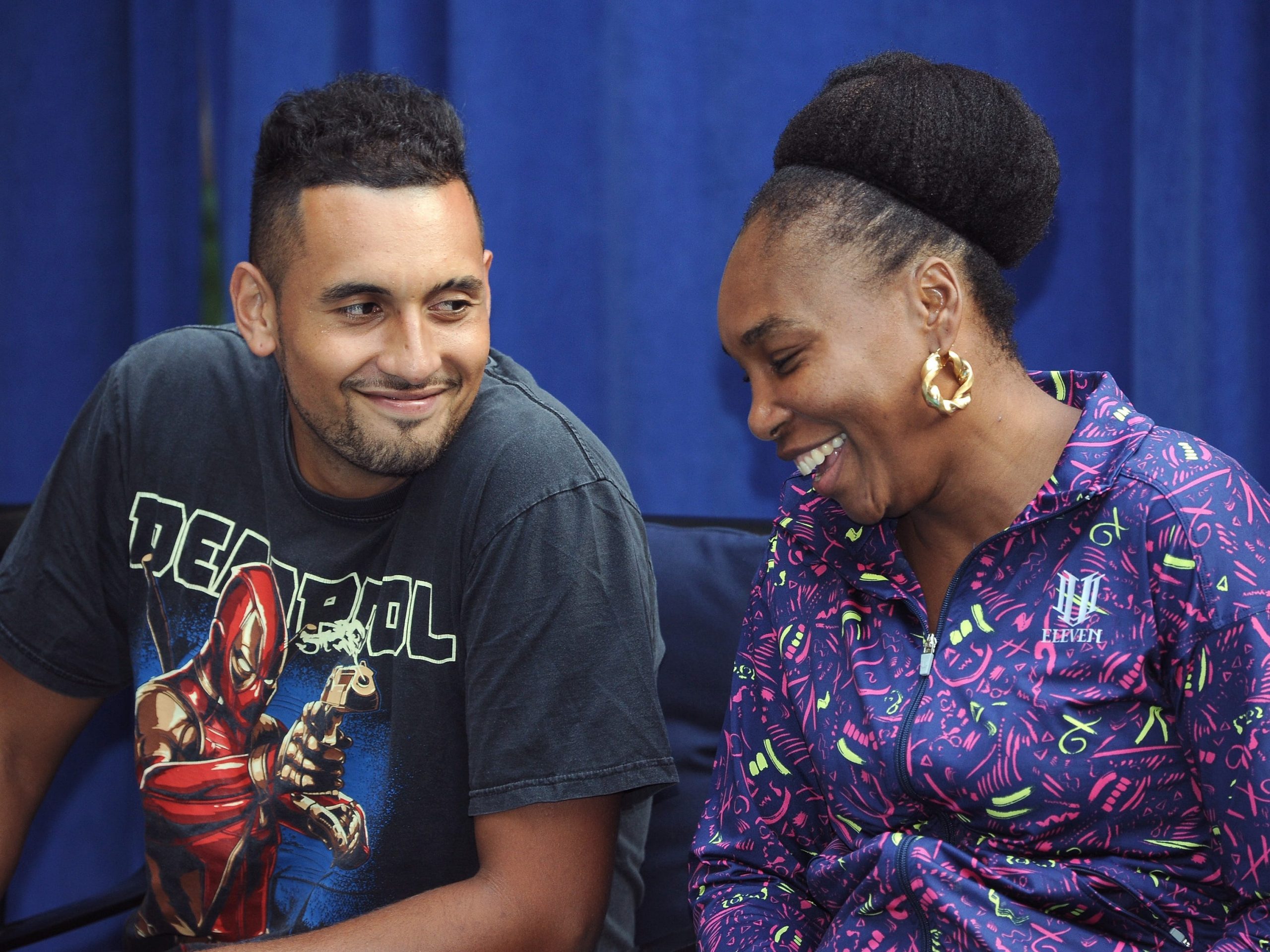 Venus Williams and Nick Kyrgios