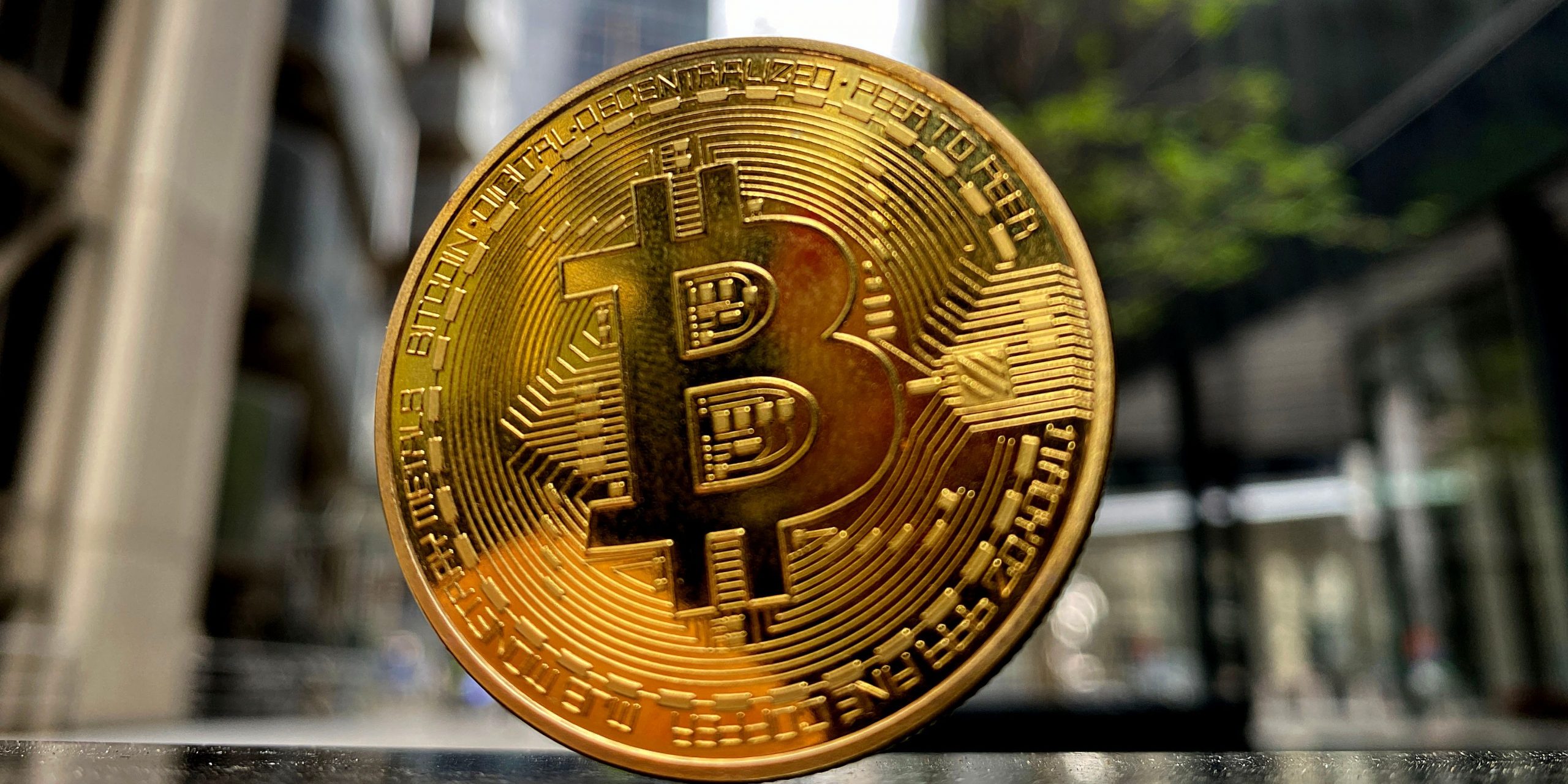 In this photo illustration, a visual representation of Bitcoin cryptocurrency is pictured on May 30, 2021 in London, England. Bitcoin is a decentralised digital currency, which has been in use since 2009.