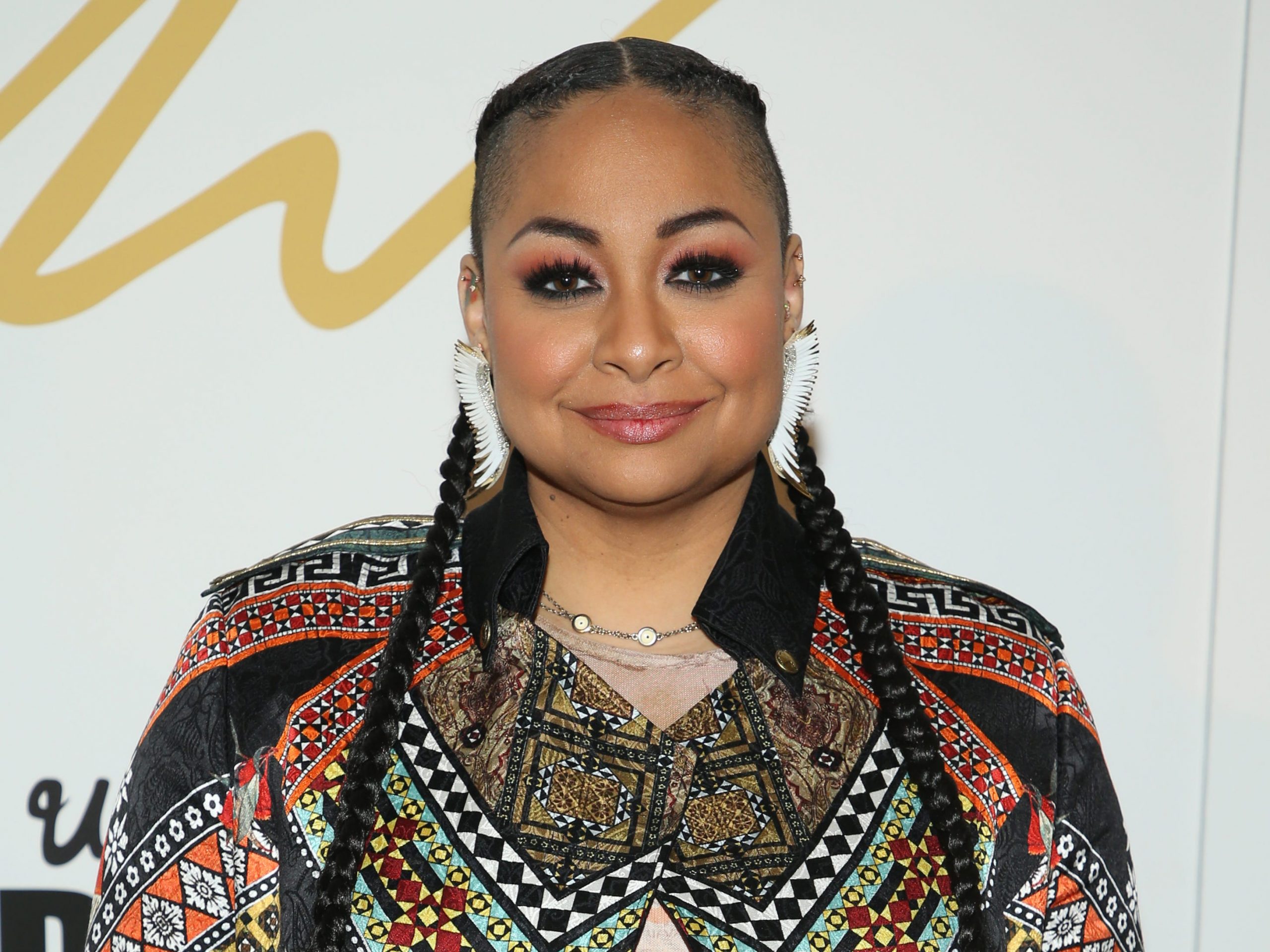 Raven-Symoné attend the Eddie Murphy X ARTUS Gallery Exhibition Opening Night at East Angel Gallery