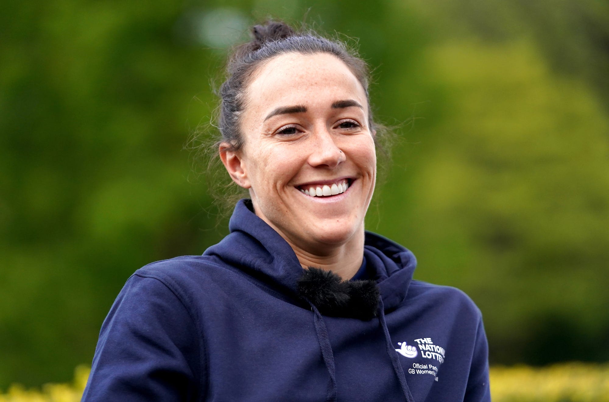 Team GB and Manchester City's Lucy Bronze during the Team GB Tokyo 2020 Women's Football Team Announcement at the Botanical Gardens, Birmingham