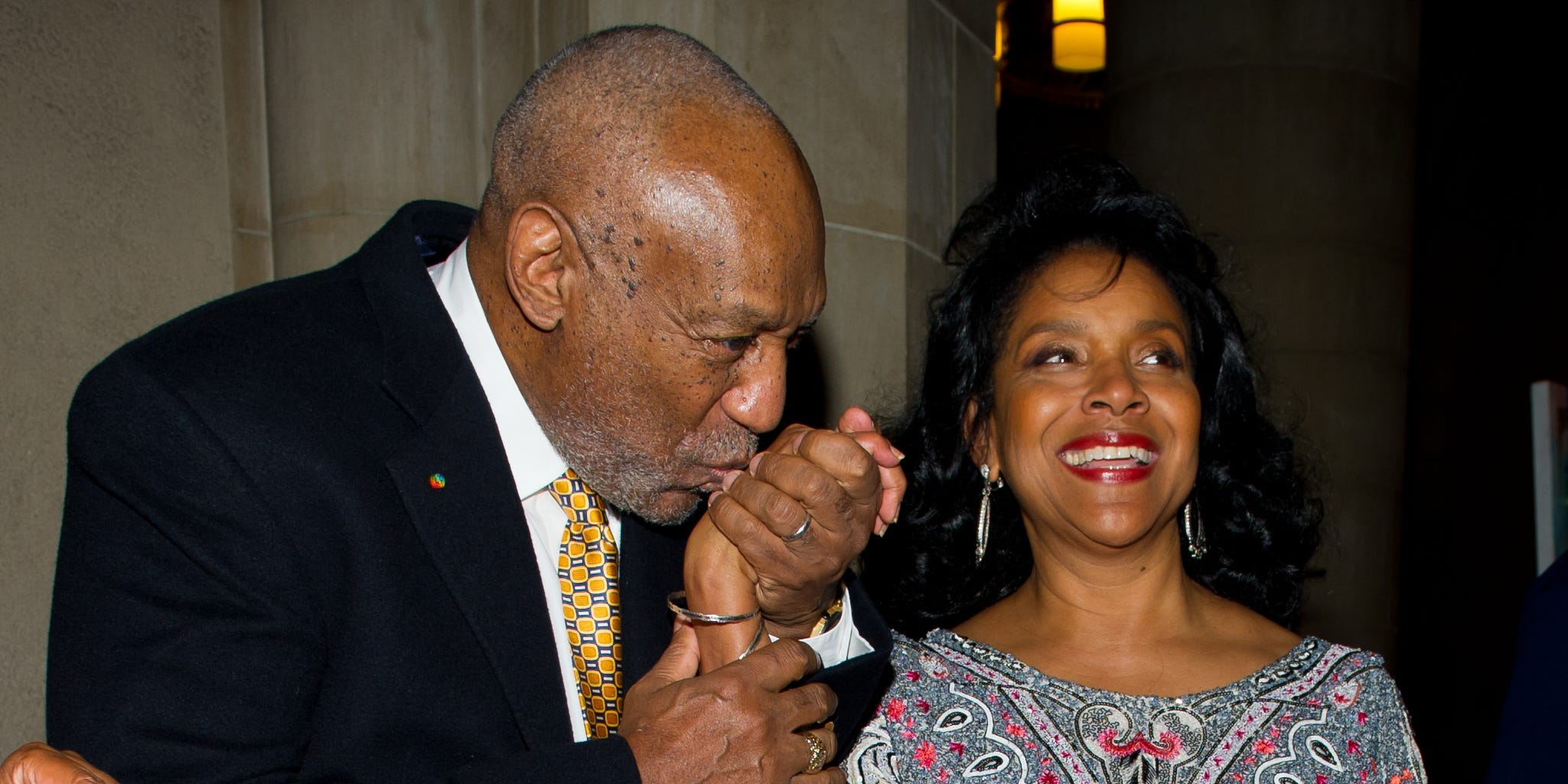 Comedian Bill Cosby (L) and actress Phylicia Rashad attend the 2nd annual Legacy to Promise Gala at The Riverside Theatre on September 26, 2011 in New York City.