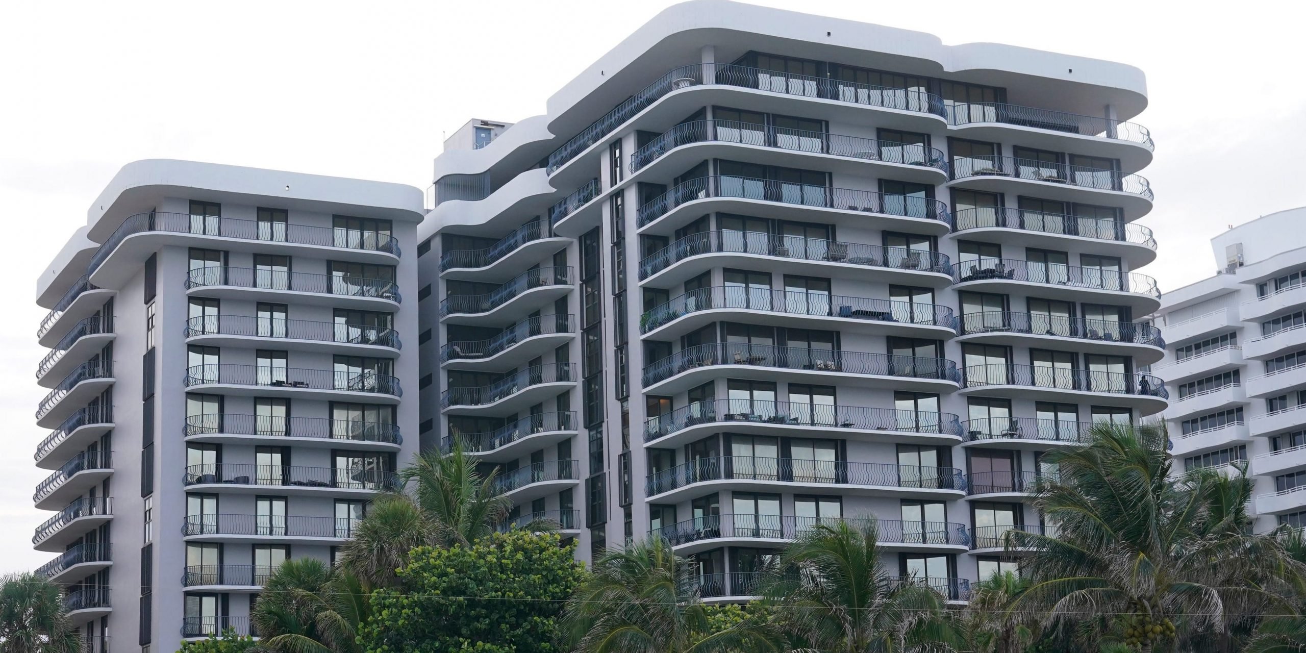 Champlain Towers North in Surfside, Florida.