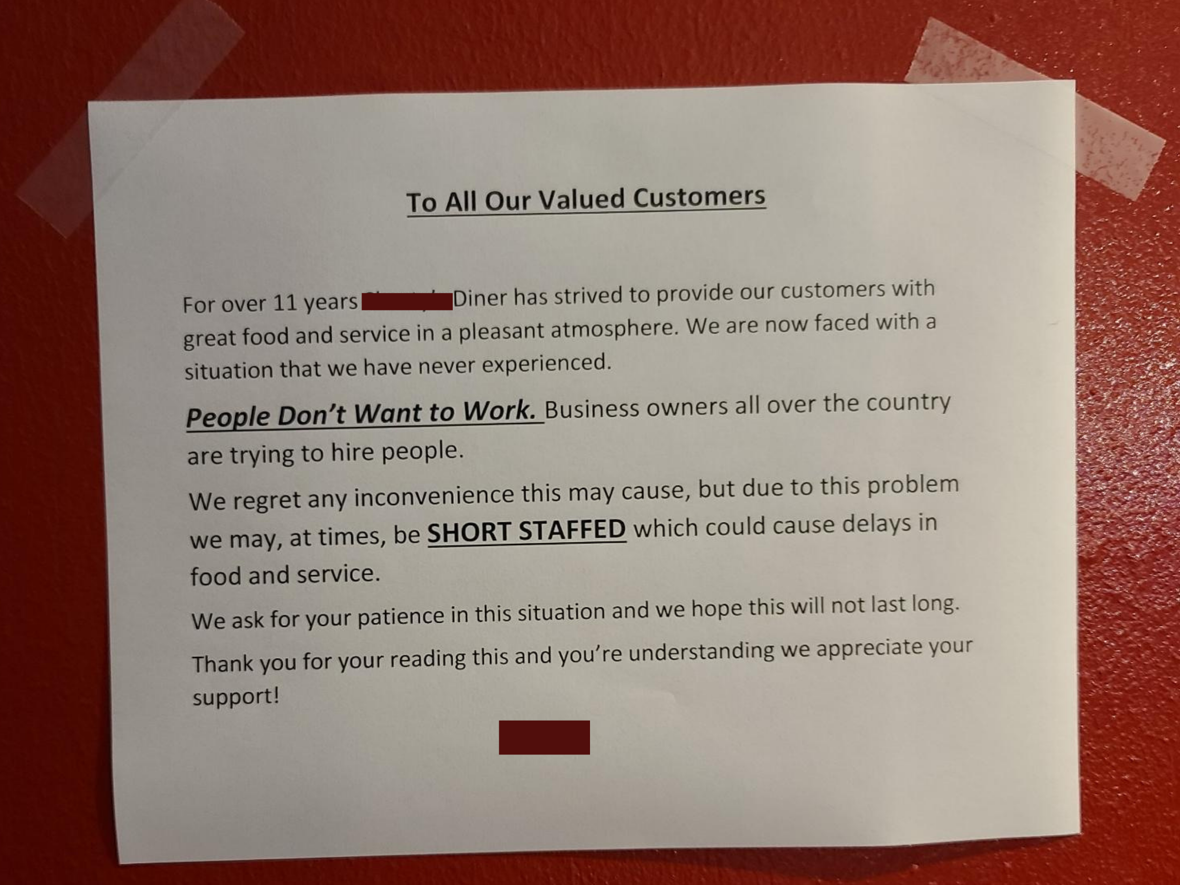 diner help wanted