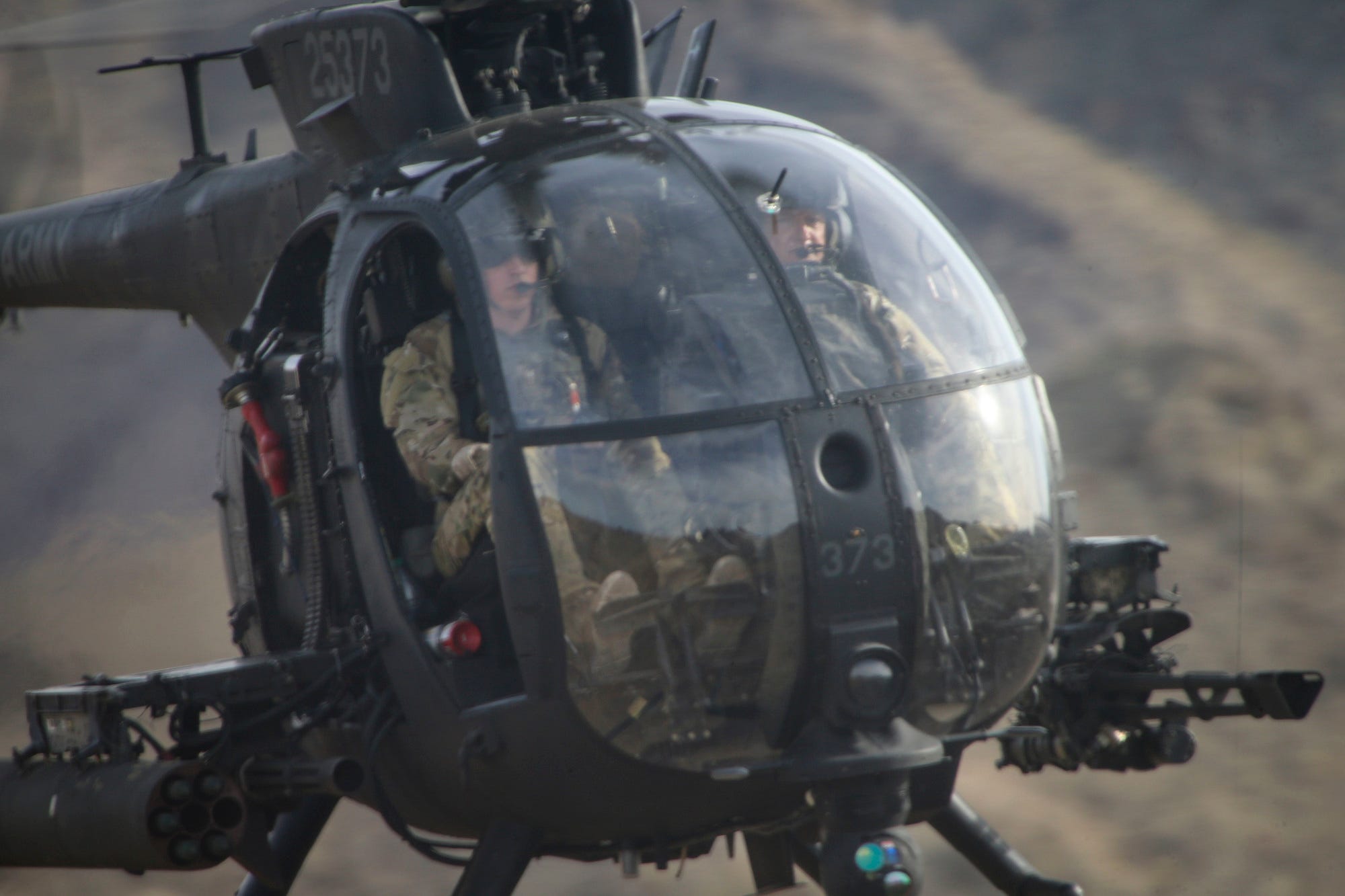 Army AH-6 Little Bird helicopter