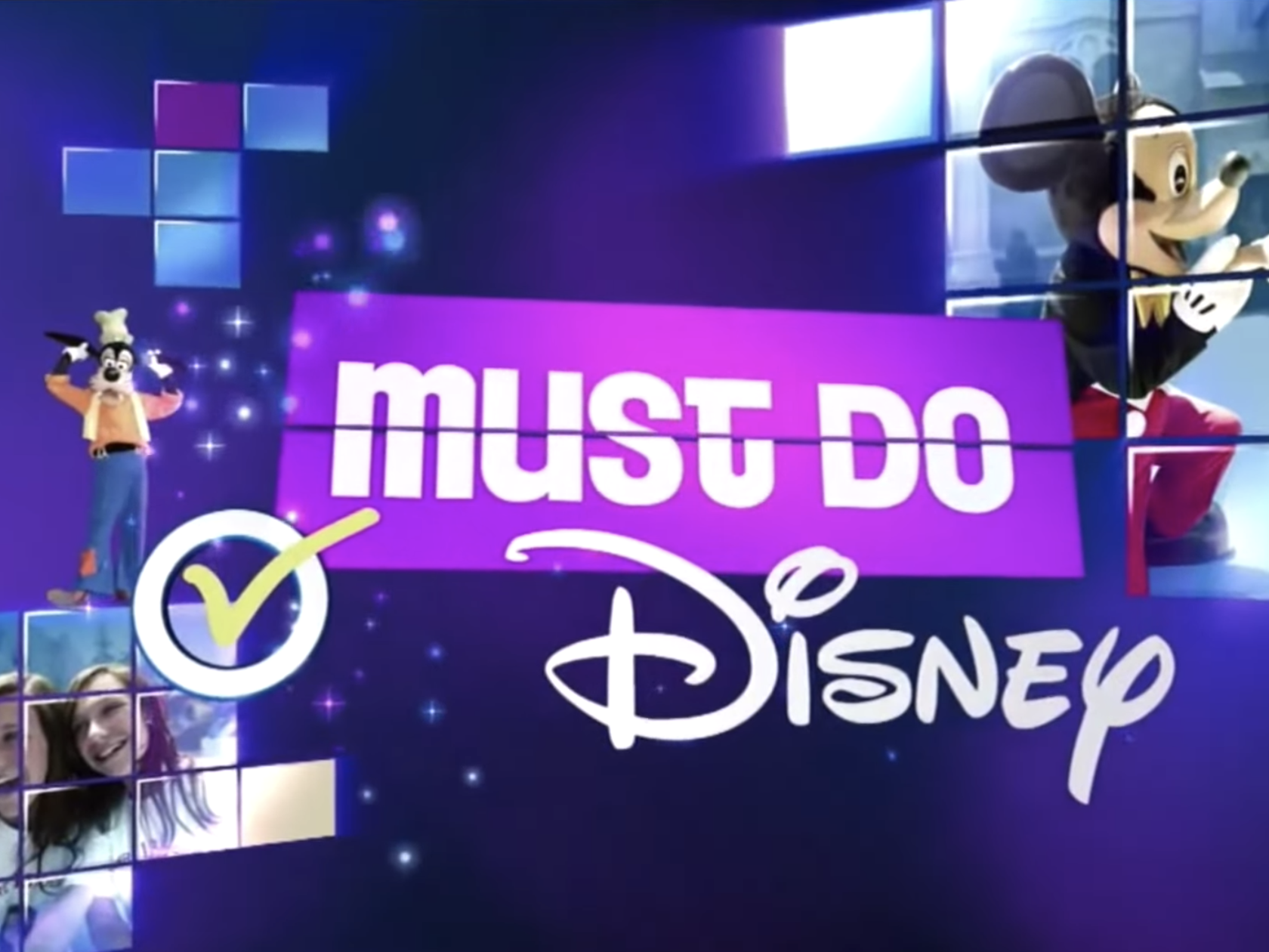 A screenshot of the Must Do Disney program that previously aired on Disney World resort TVs.