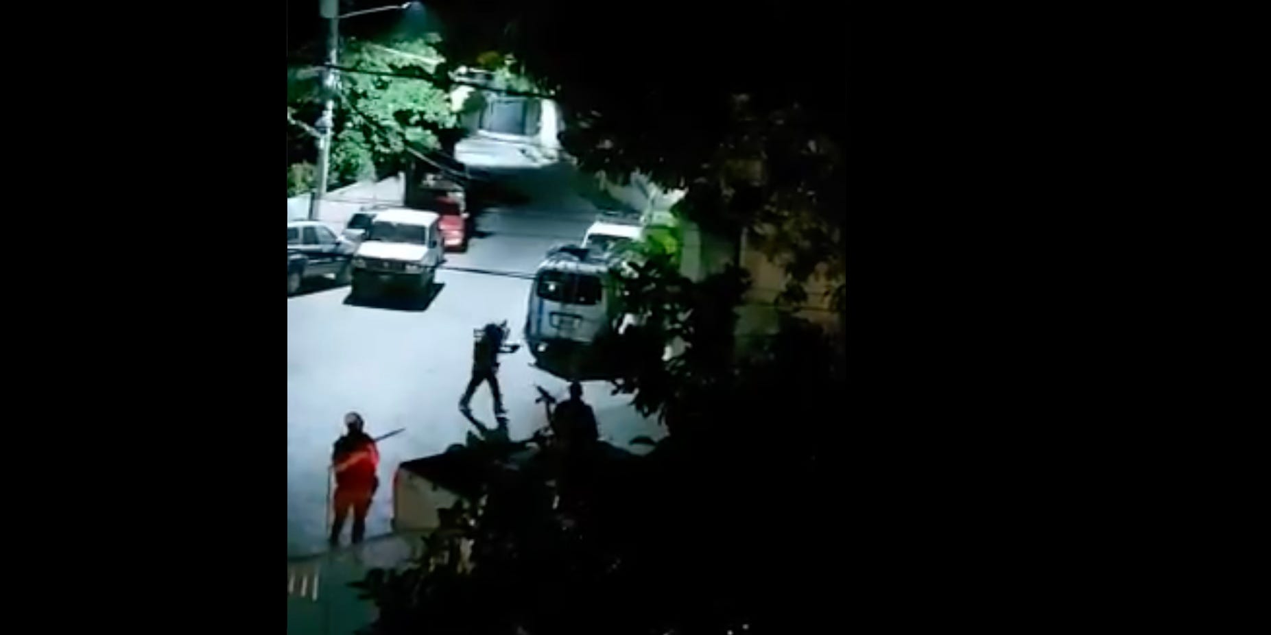 A screengrab from a video showing the aftermath of the Haiti assassination