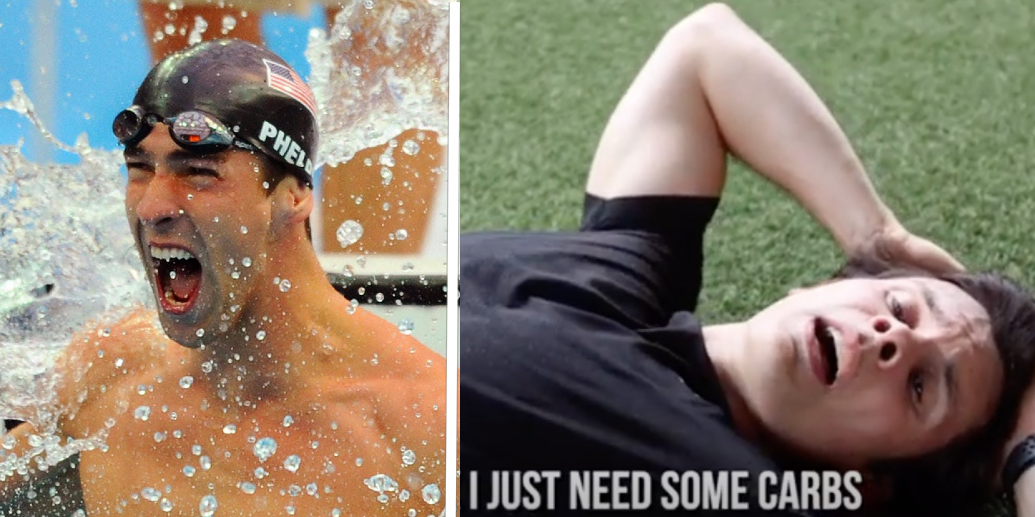 Olympic swimmer Michael Phelps in a pool featured in a YouTube video by Will Tennyson