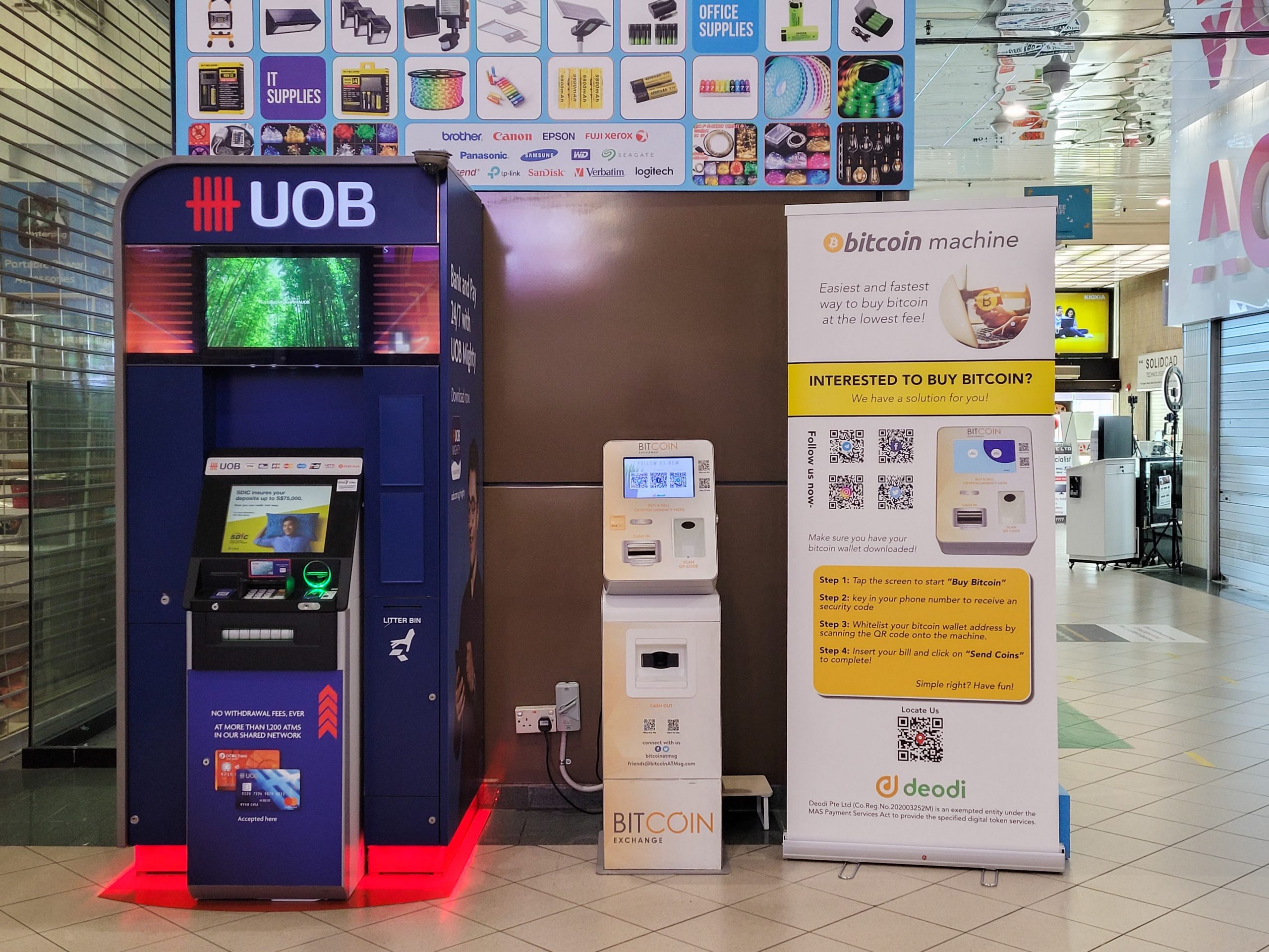 Singapore bitcoin machine