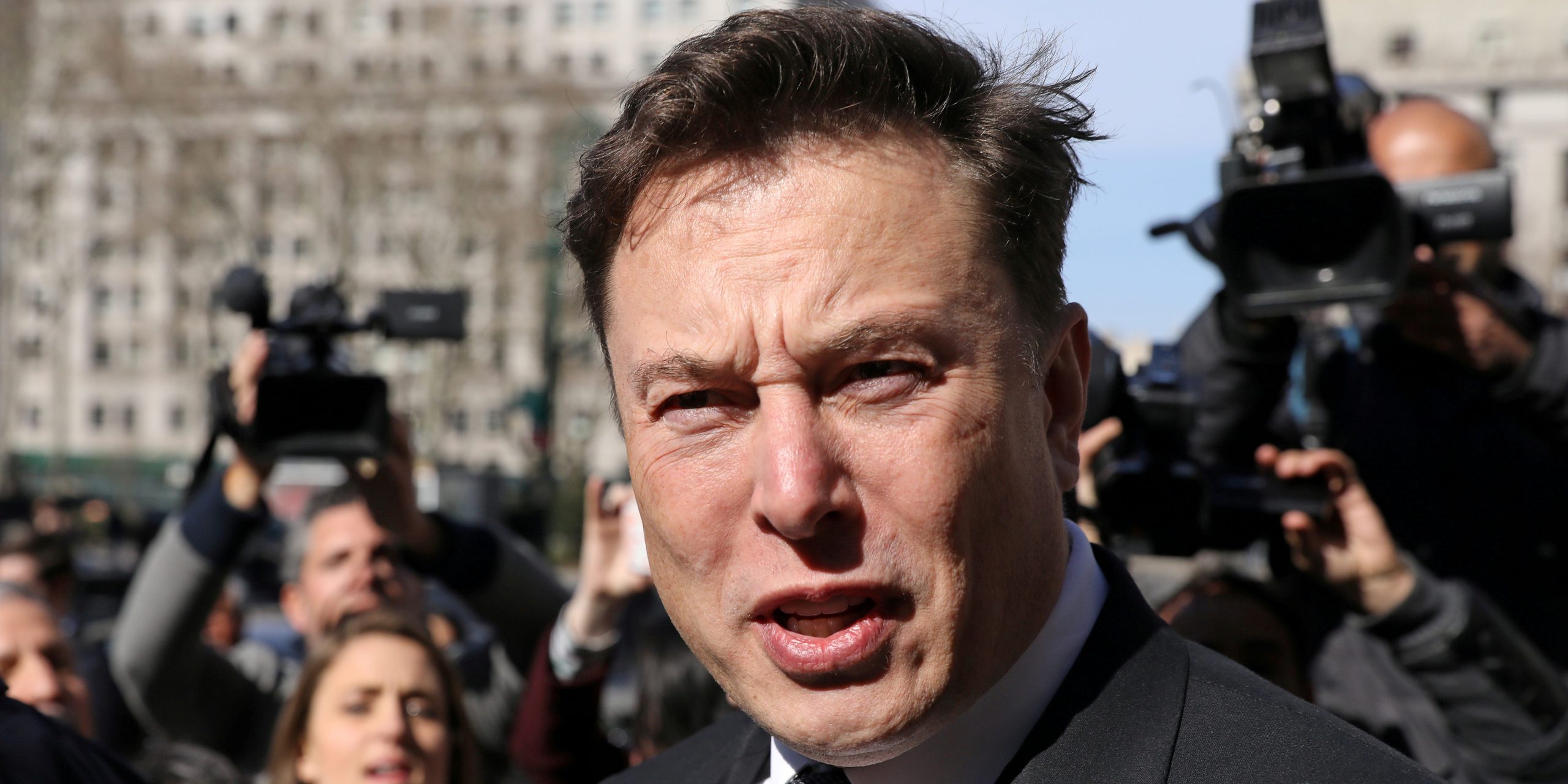 Tesla CEO Elon Musk in a Suit in Manhattan.JPG