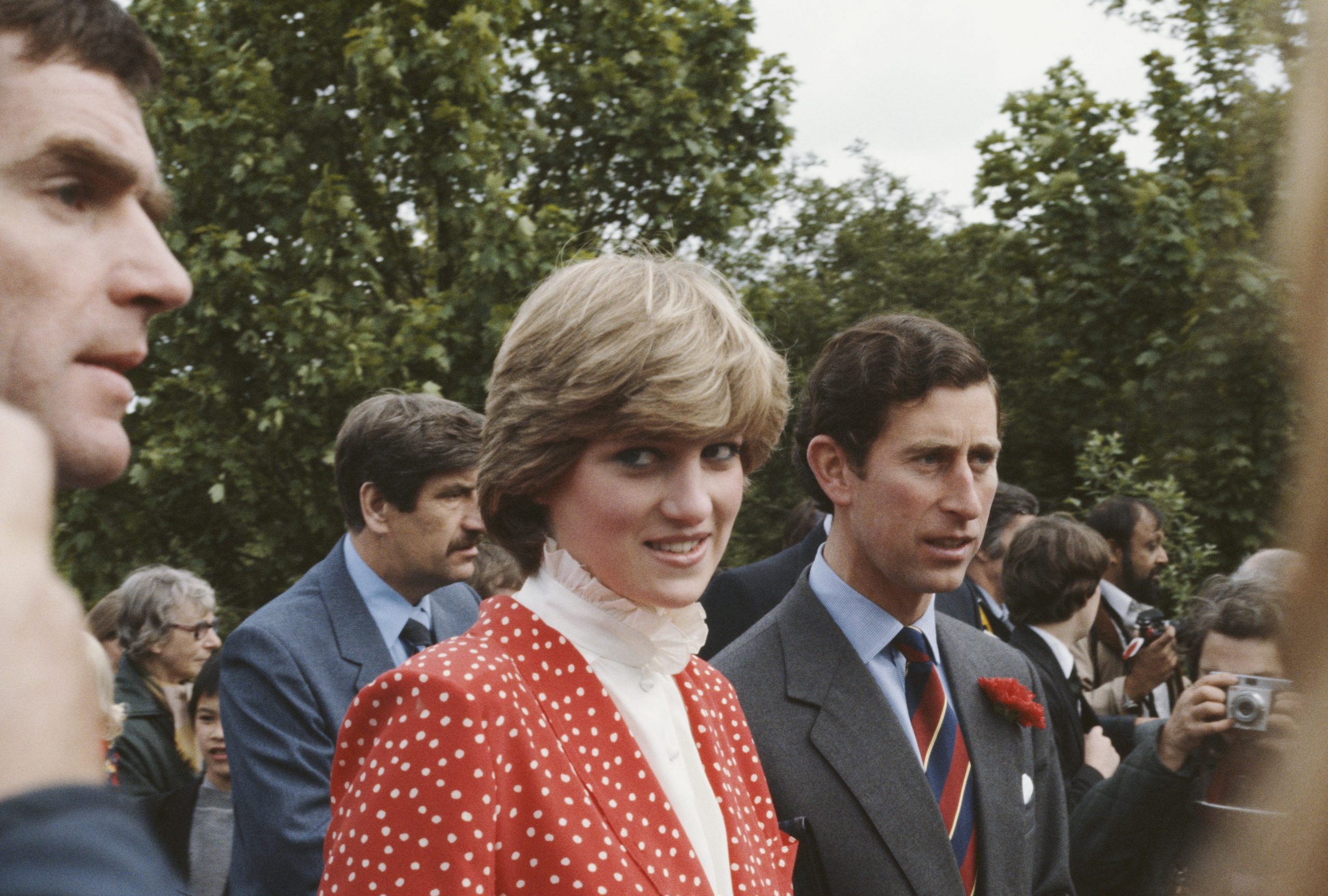 Princess Diana and Prince Charles pictured shortly after their engagement in 1981.