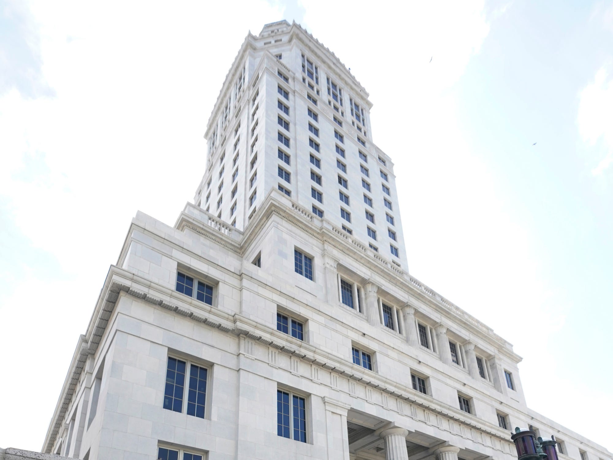 This Oct. 8, 2020 photo shows the Miami-Dade County Courthouse in Miami.