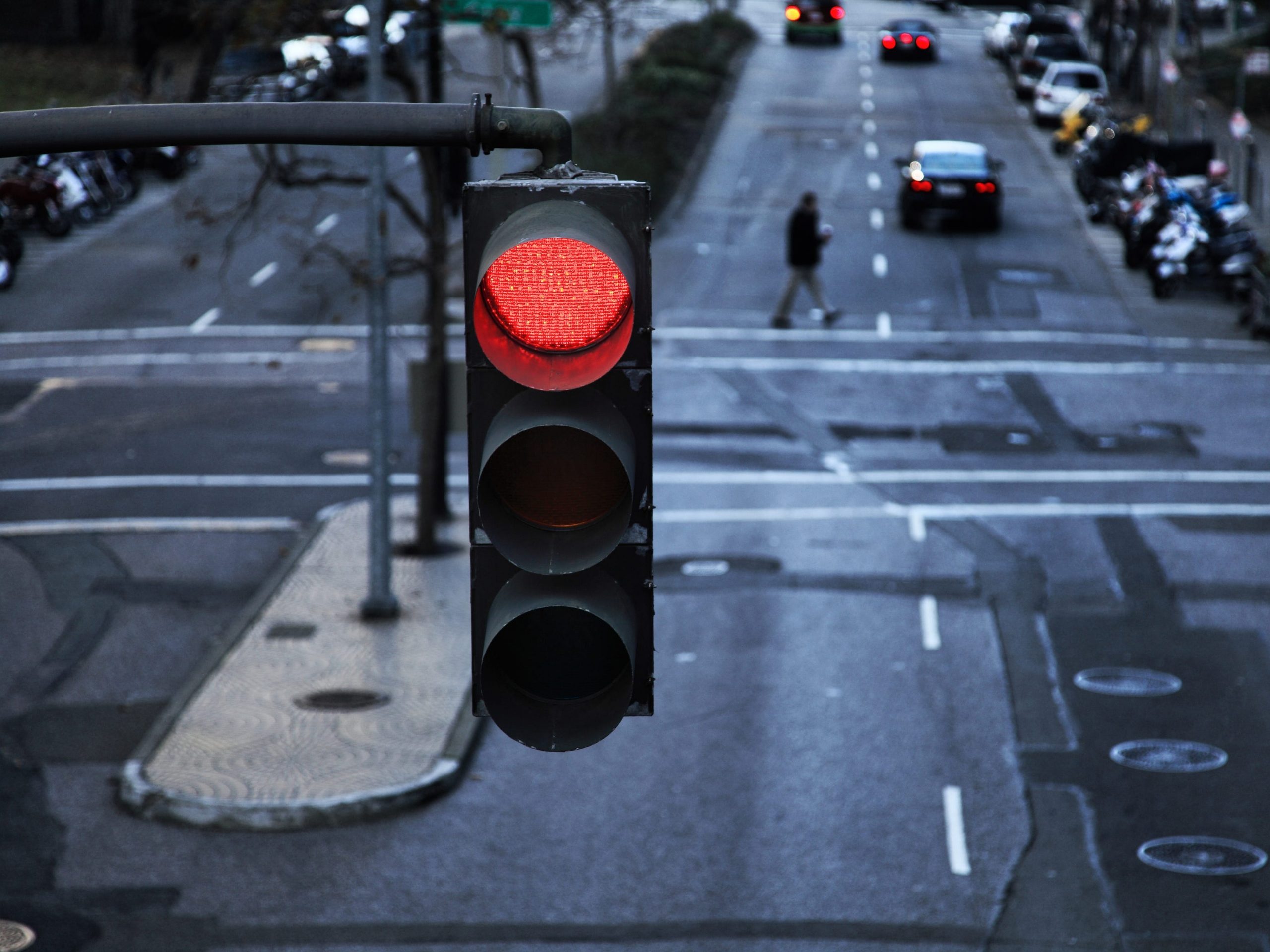 Stock photo of red light