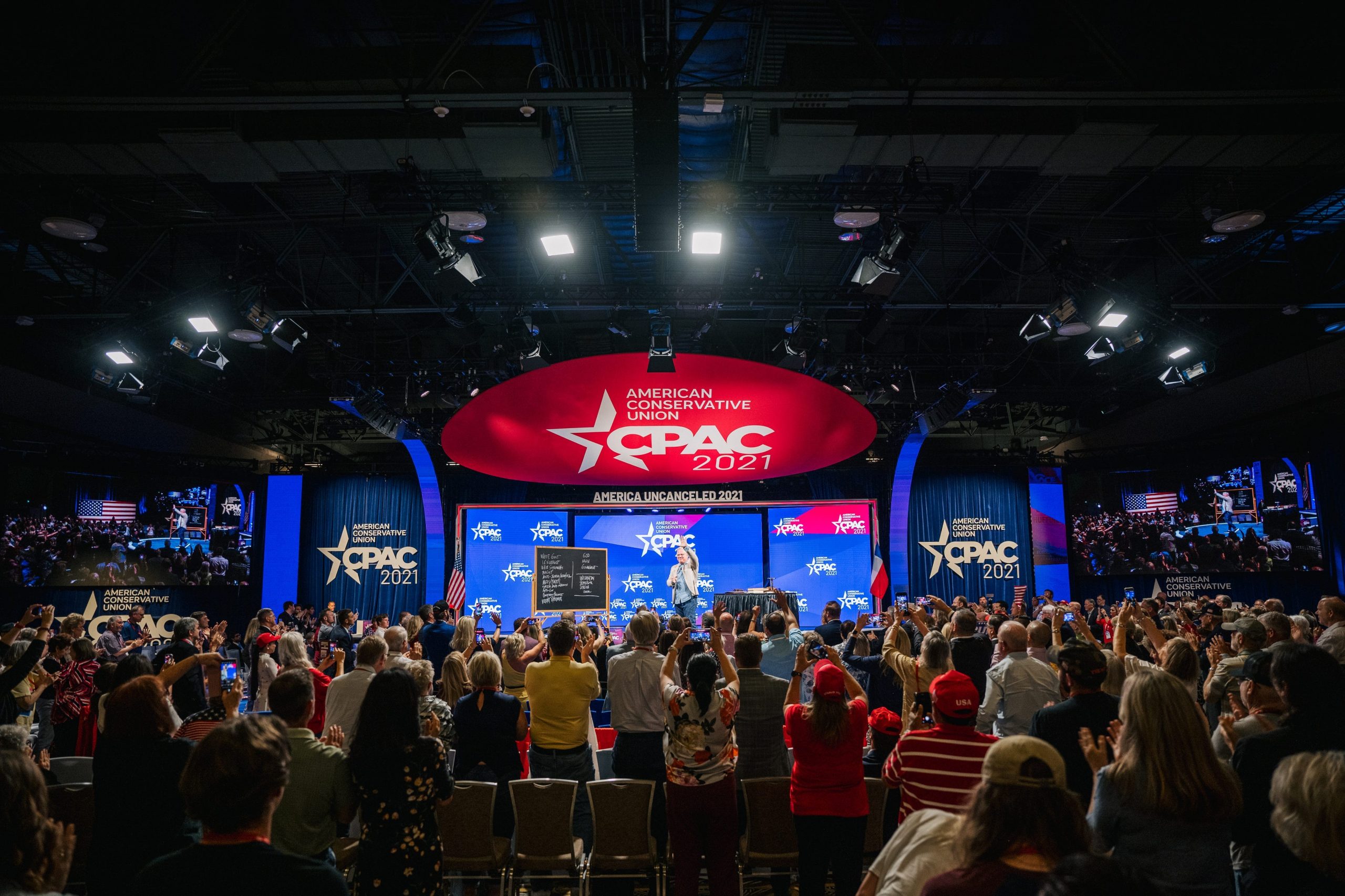 Conservative Political Action Conference (CPAC) stage 2021