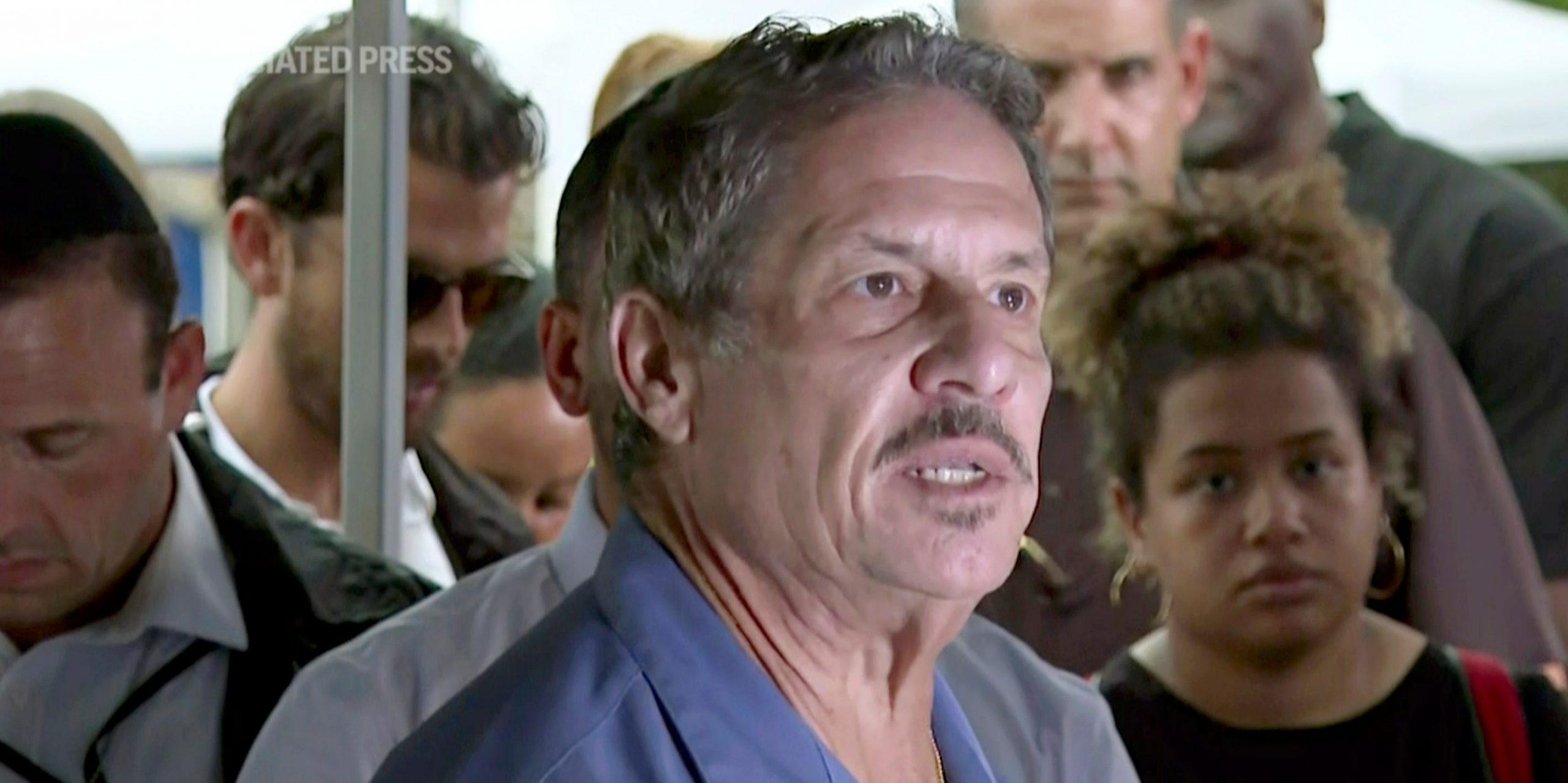 Miami-Dade County Commission Chairman Jose “Pepe” Diaz speaks about the ongoing rescue efforts at the Champlain Towers South on Saturday, June 26, 2021, in Surfside, Florida.