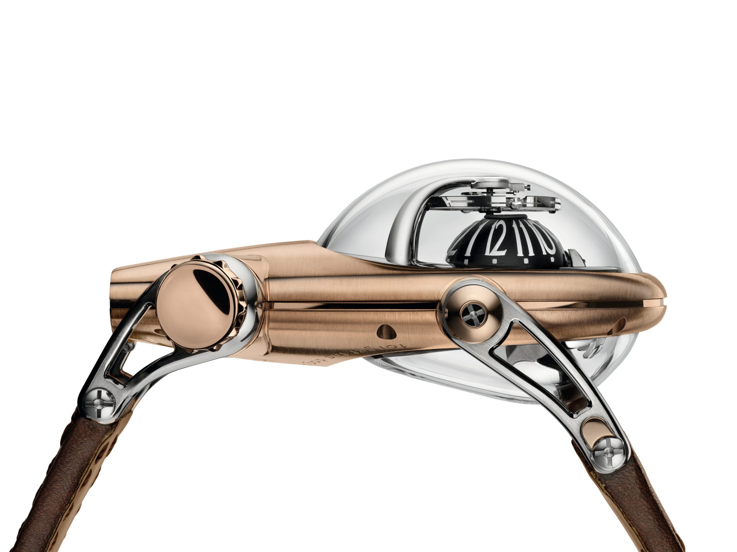 side profile of a luxury watch