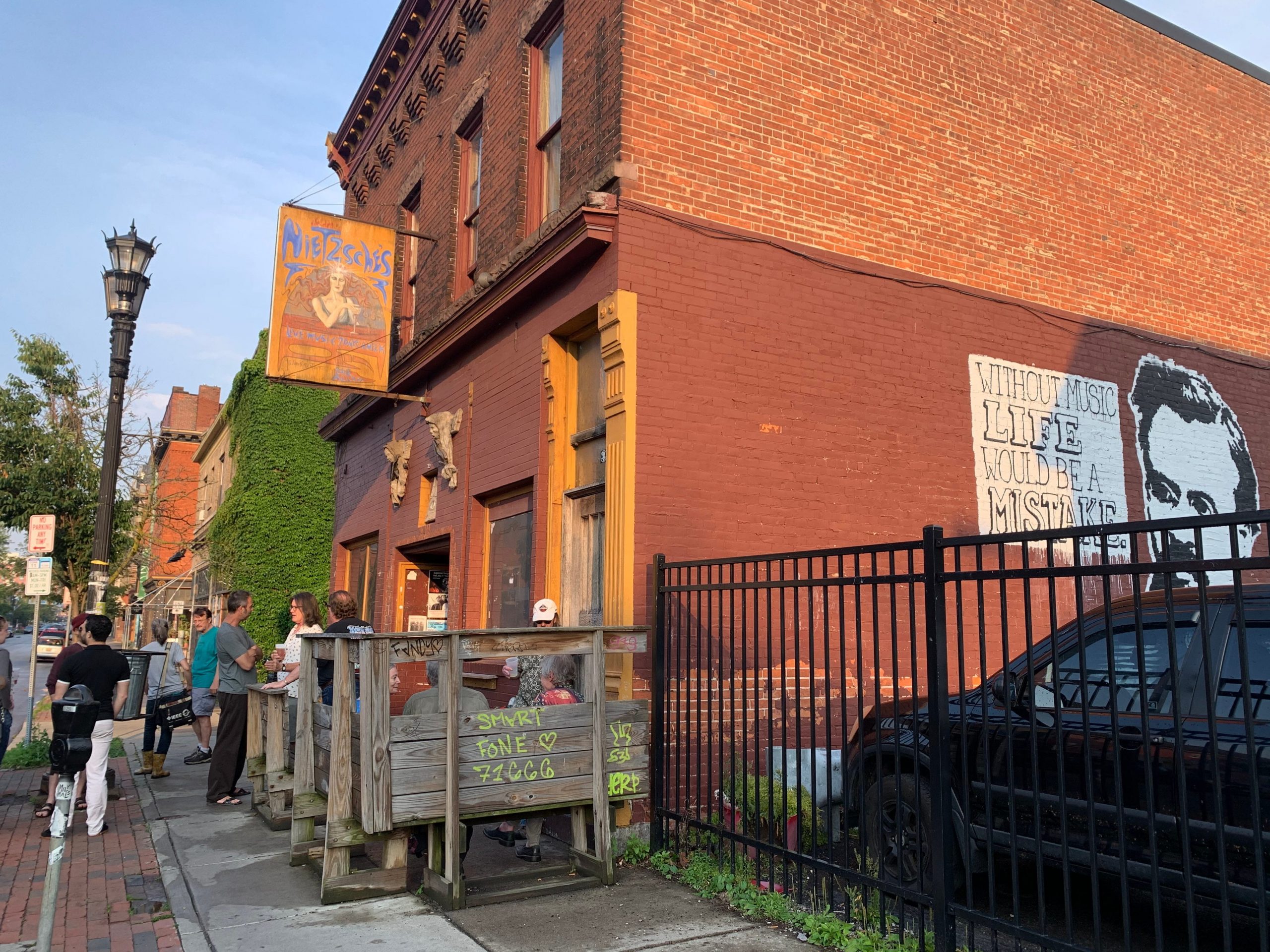 exterior shot of nietzches in buffalo new york