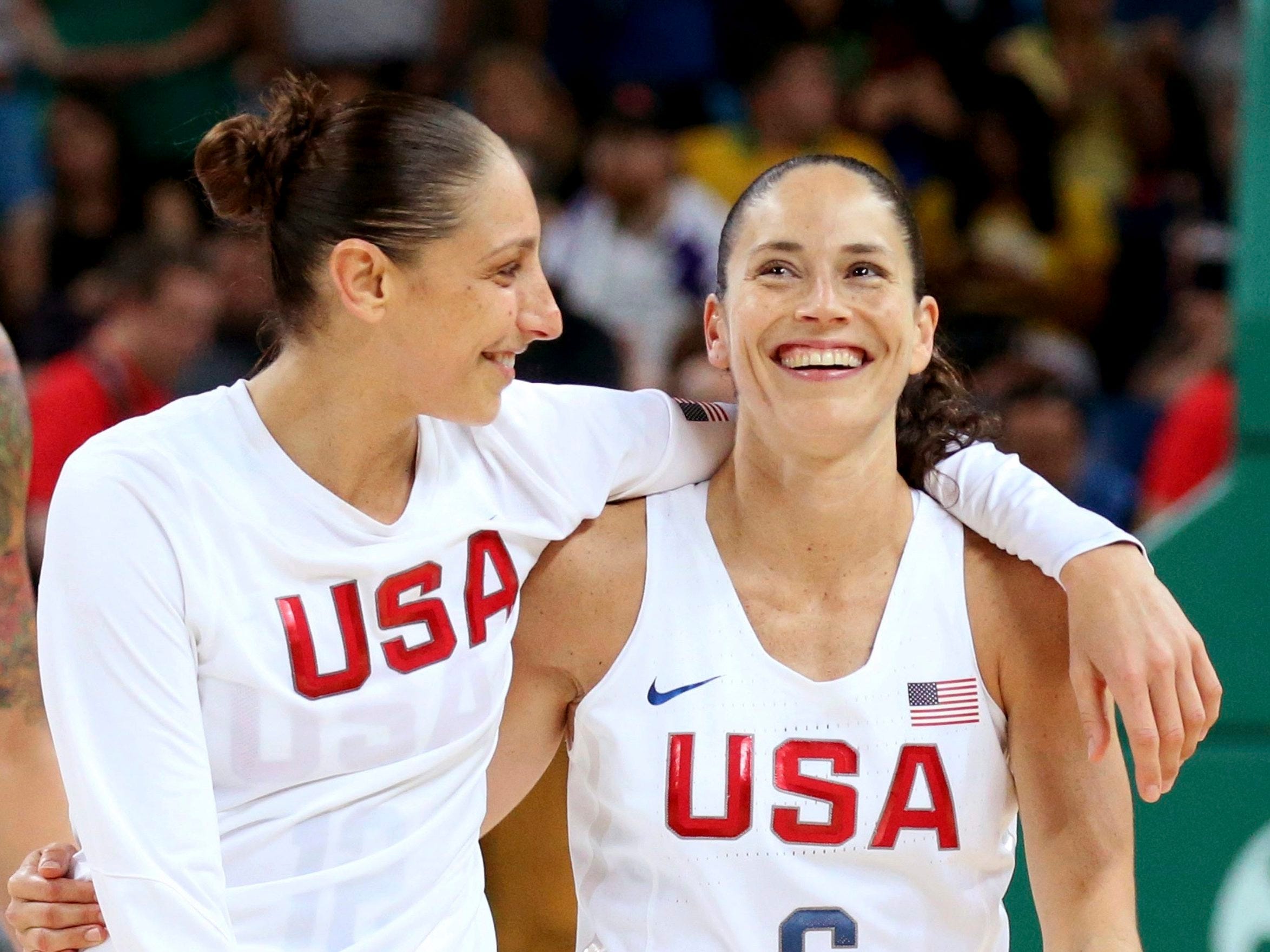 Diana Taurasi and Sue Bird for Team USA.