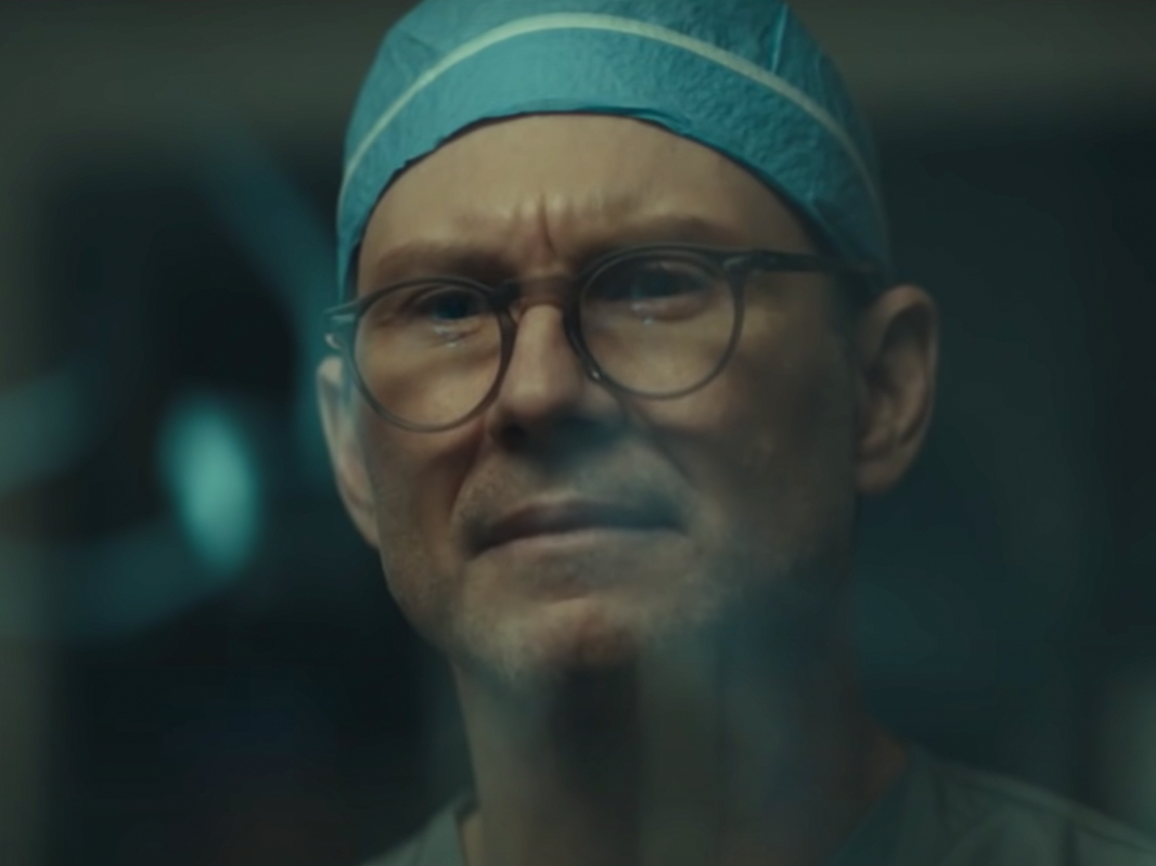 Christian Slater as Dr. Randall Kirby on "Dr. Death."