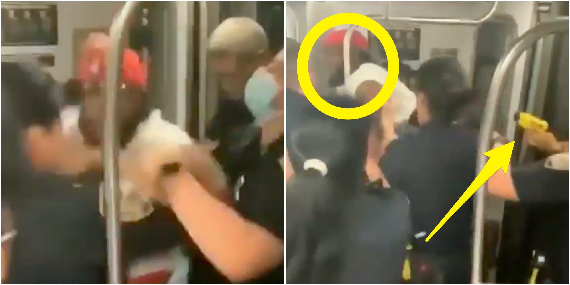 nyc tasing subway