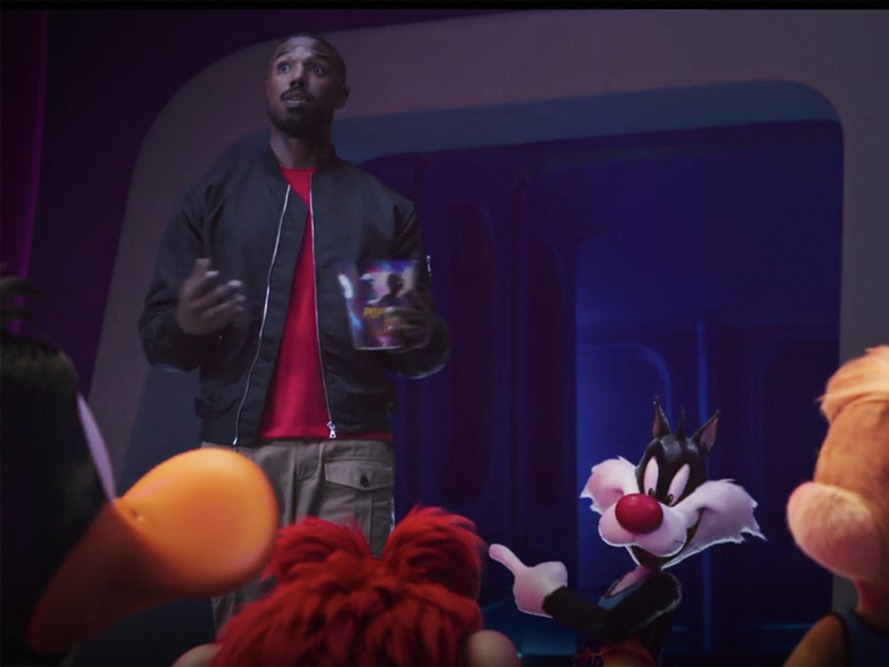 Michael B. Jordan cameo in "Space Jam: A New Legacy"