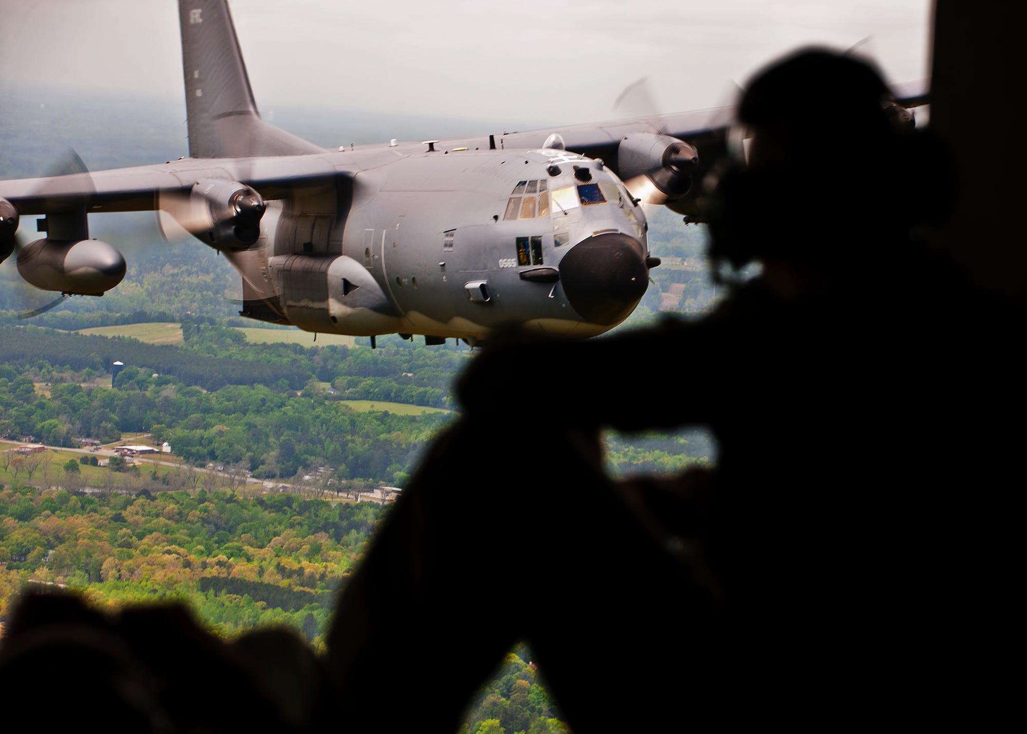 An MC-130E Combat Talon I in flight