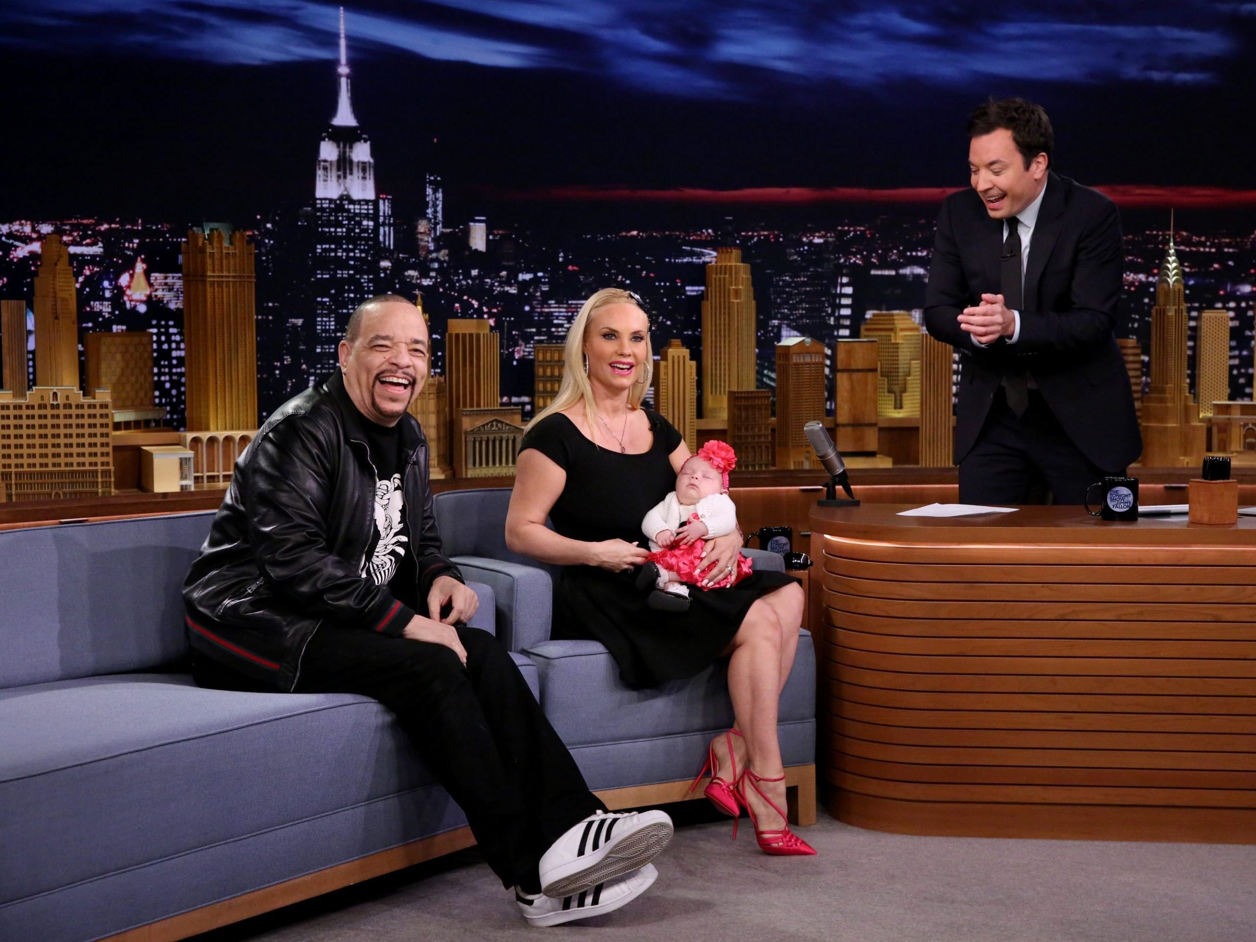 Ice-T, Coco Austin and their daughter Chanel on the Jimmy Fallon