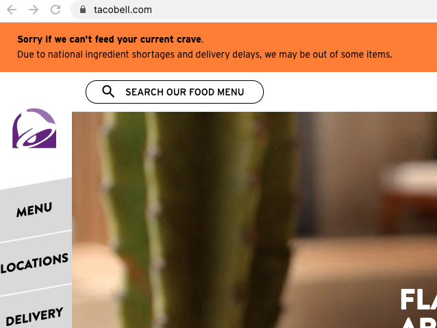 taco bell website