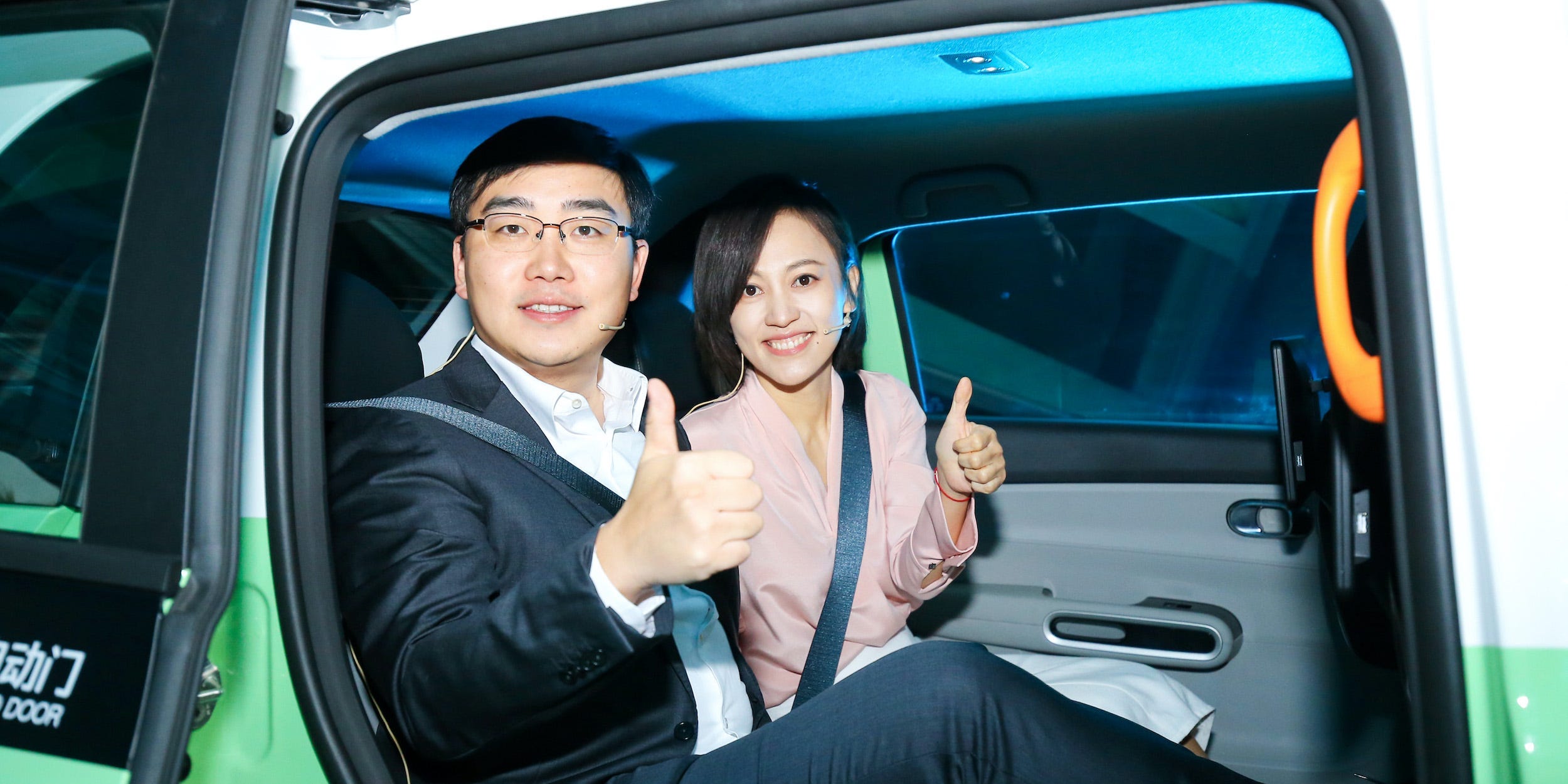 Didi Chuxing's D1 at the launch event in Beijing on November 16, 2020