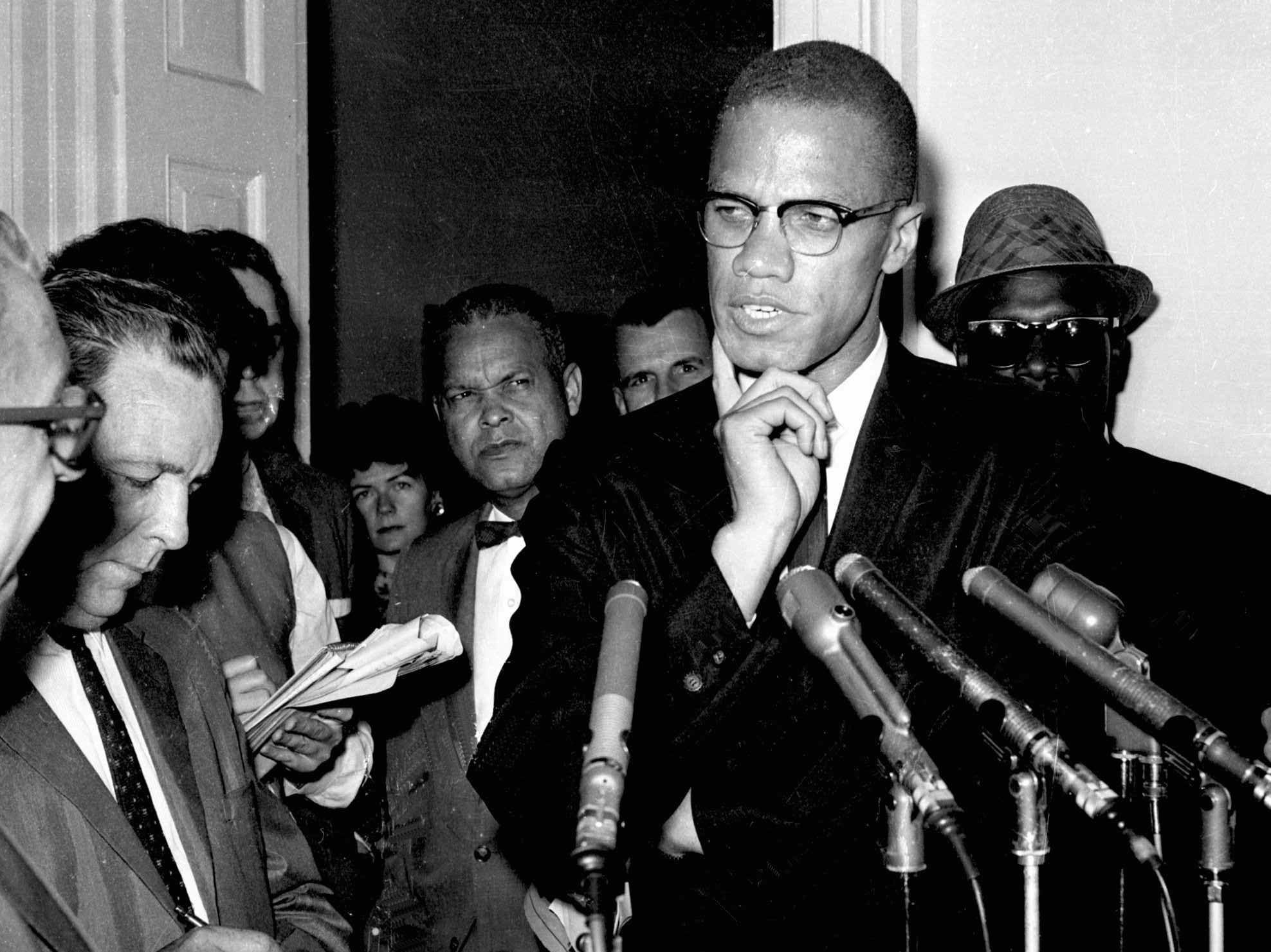 Malcolm X in 1963.