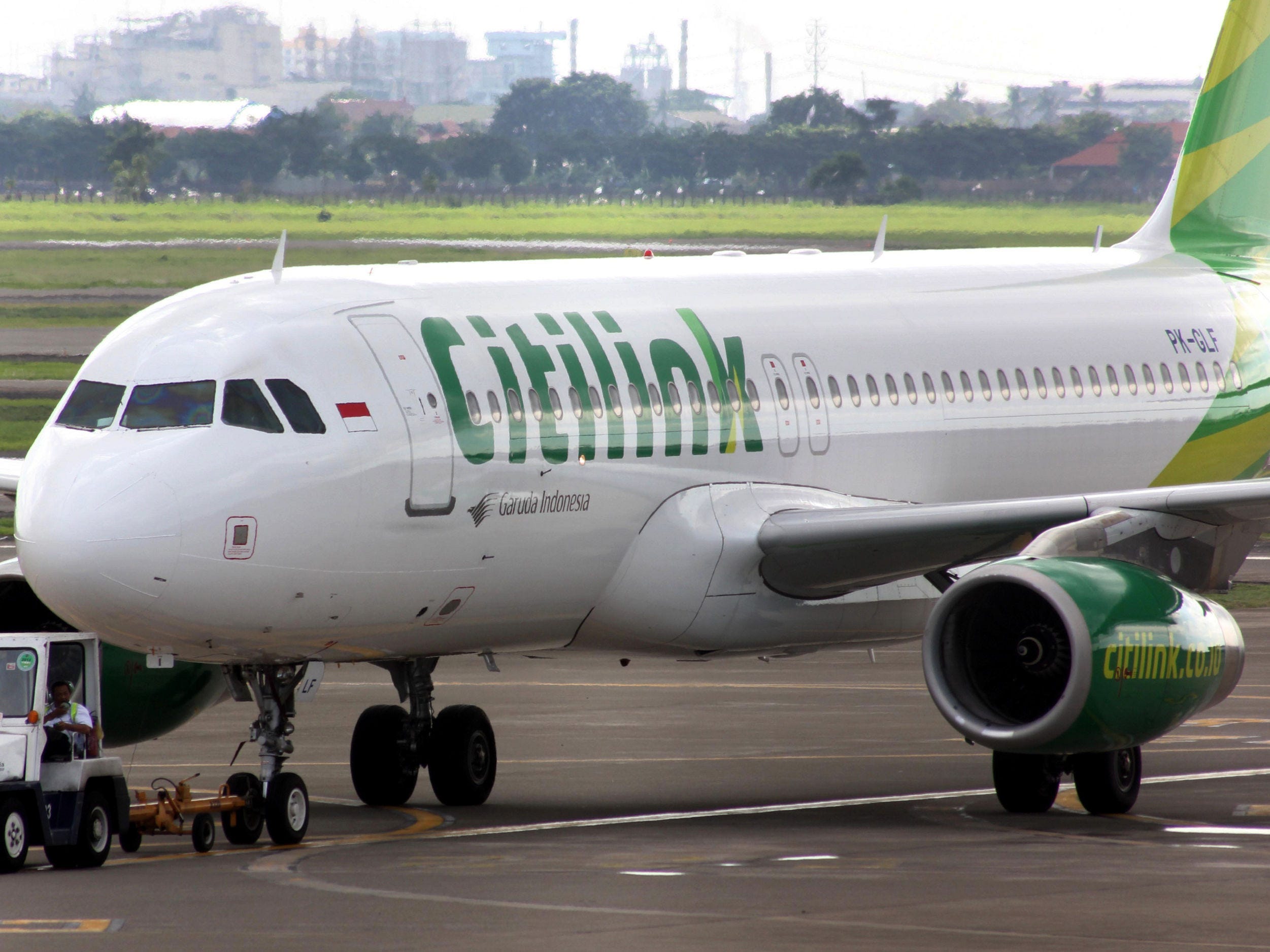 Citilink plane on runway