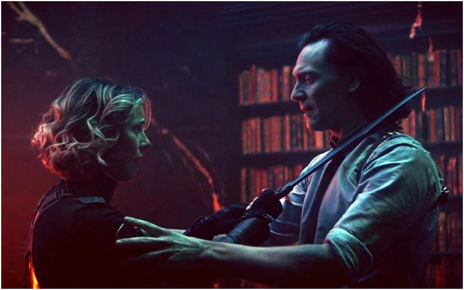 Loki and Sylvie fight